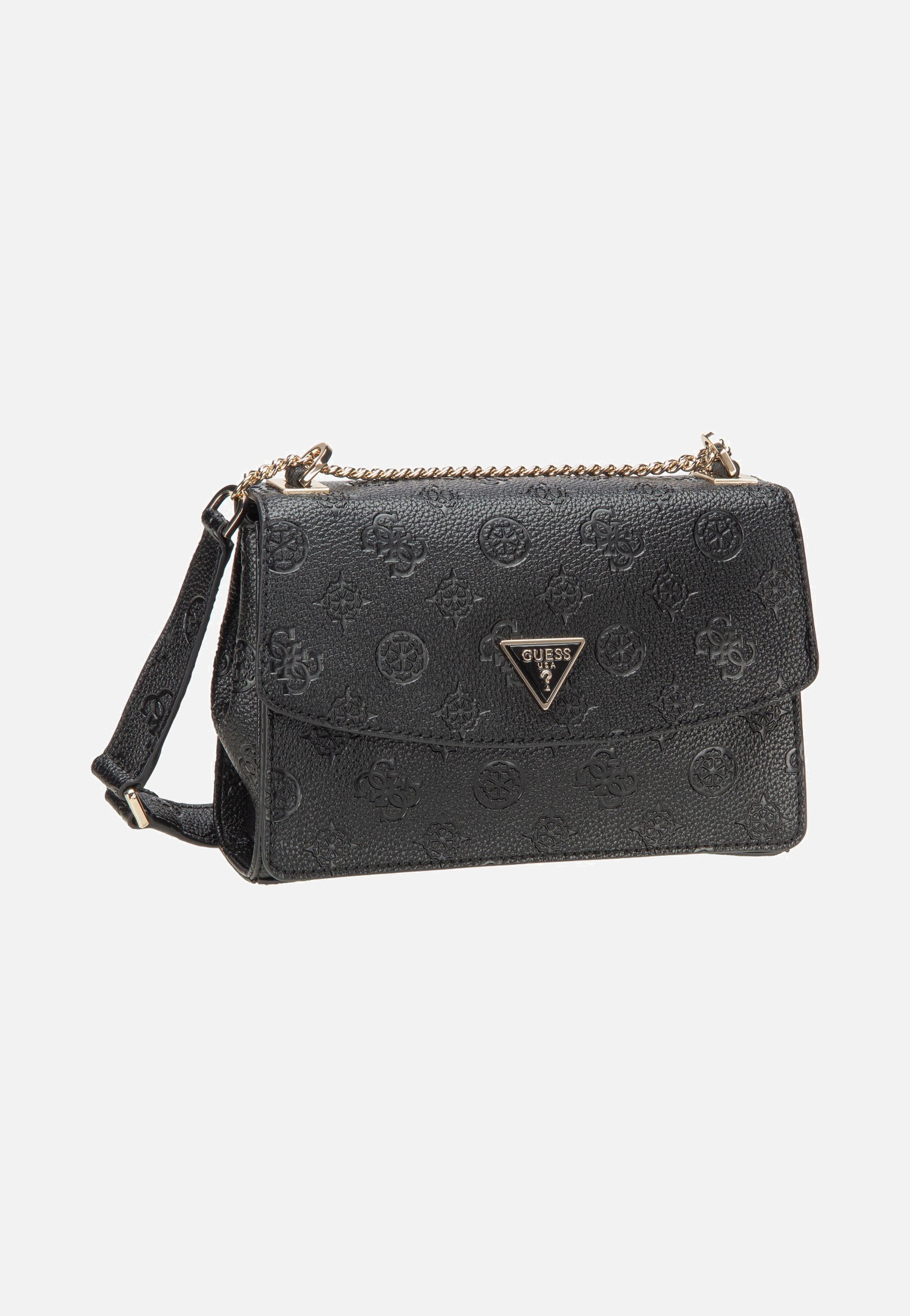 Guess Cresidia II Conv XBody Flap 88210 Black Logo Shoulder Bag