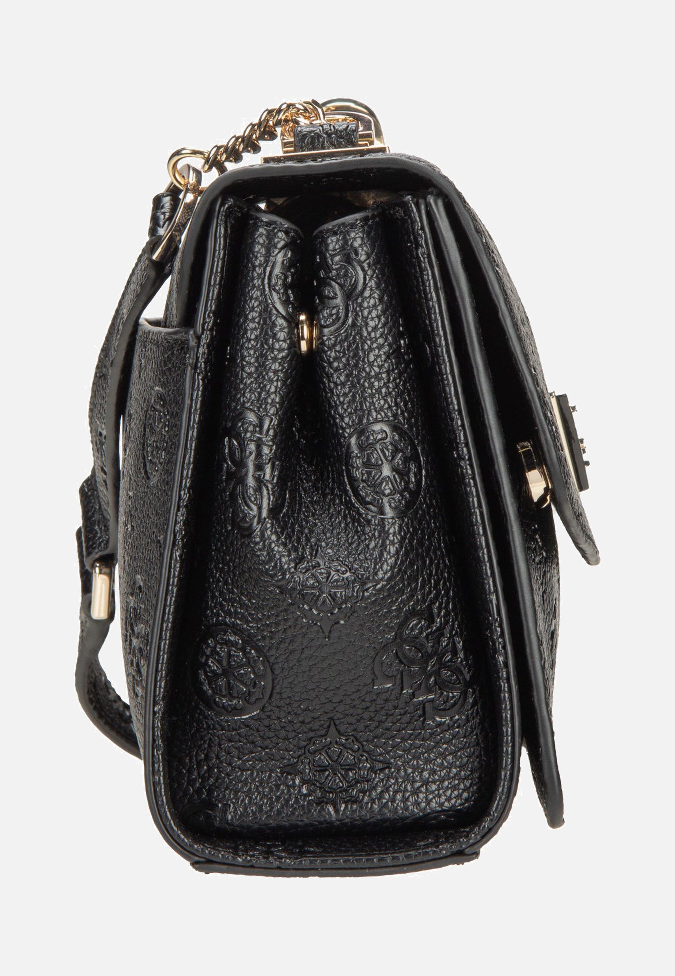 Guess Cresidia II Conv XBody Flap 88210 Black Logo Shoulder Bag