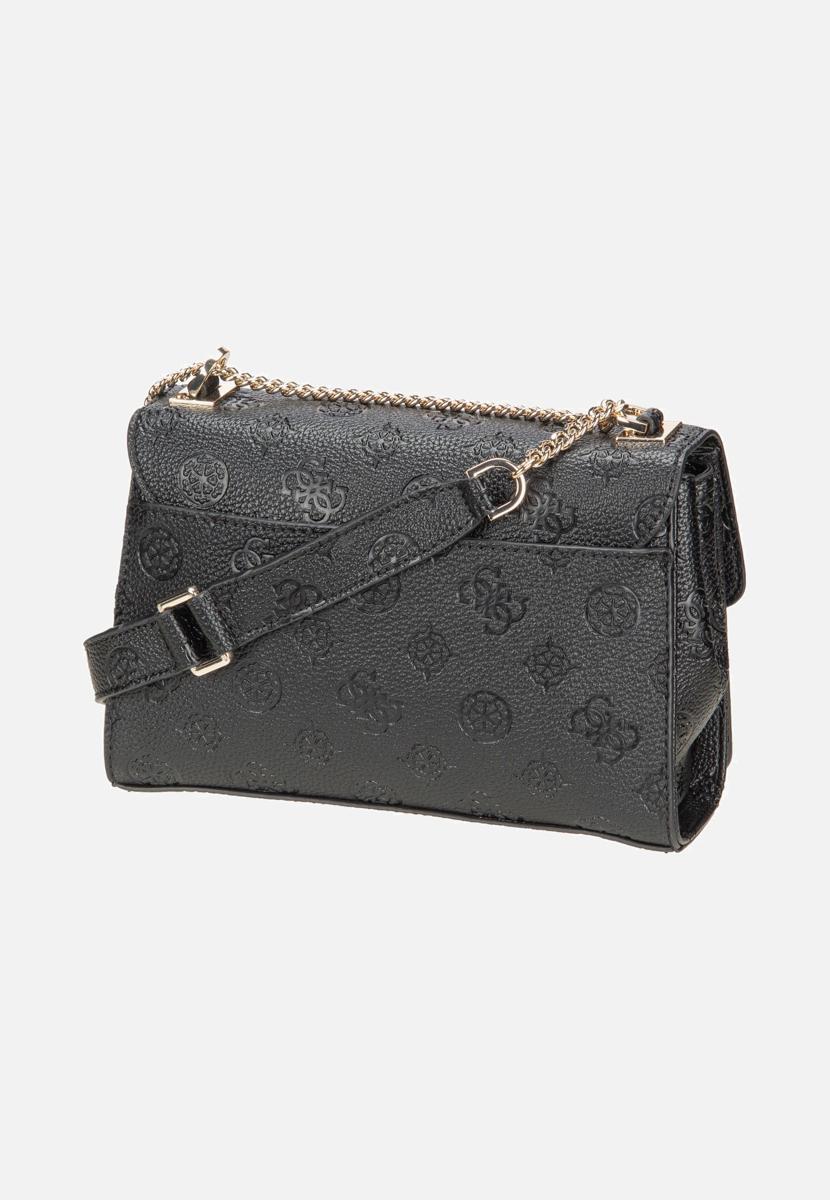 Guess Cresidia II Conv XBody Flap 88210 Black Logo Shoulder Bag