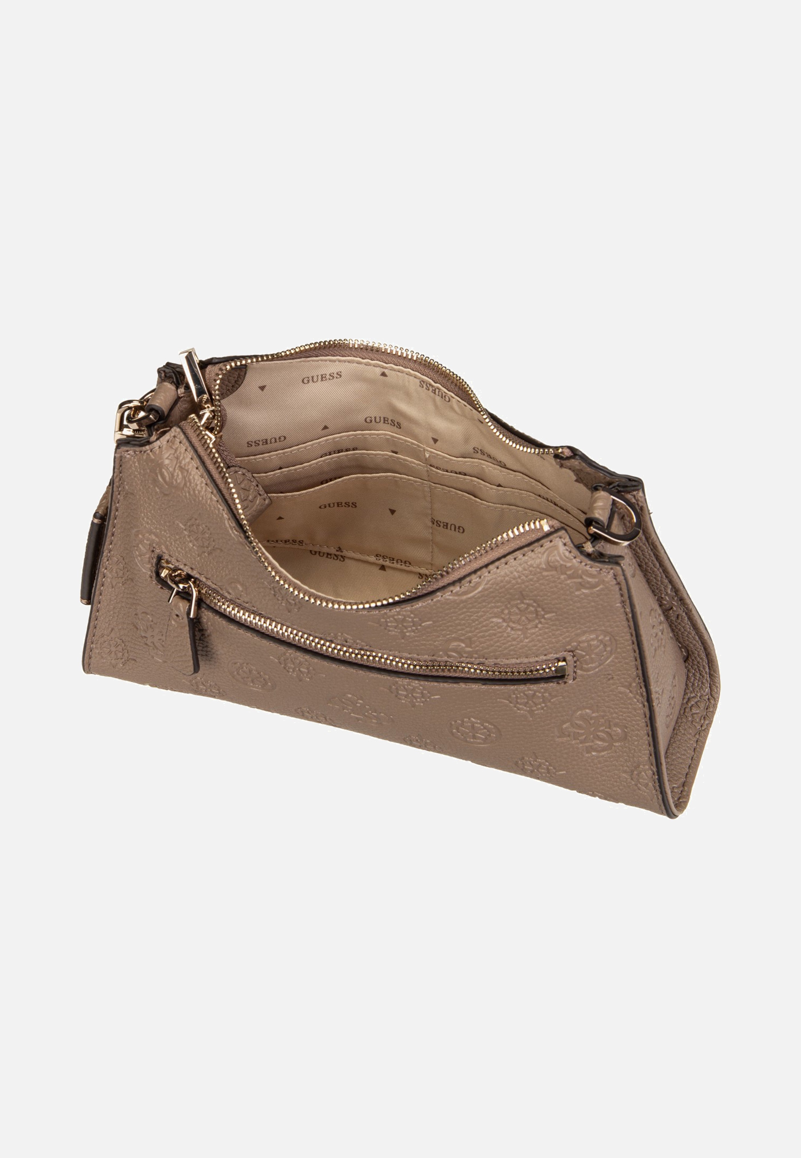 Guess Cresidia II Top Zip Shldr Dark Oak - Shoulder Bag | Sakoi
