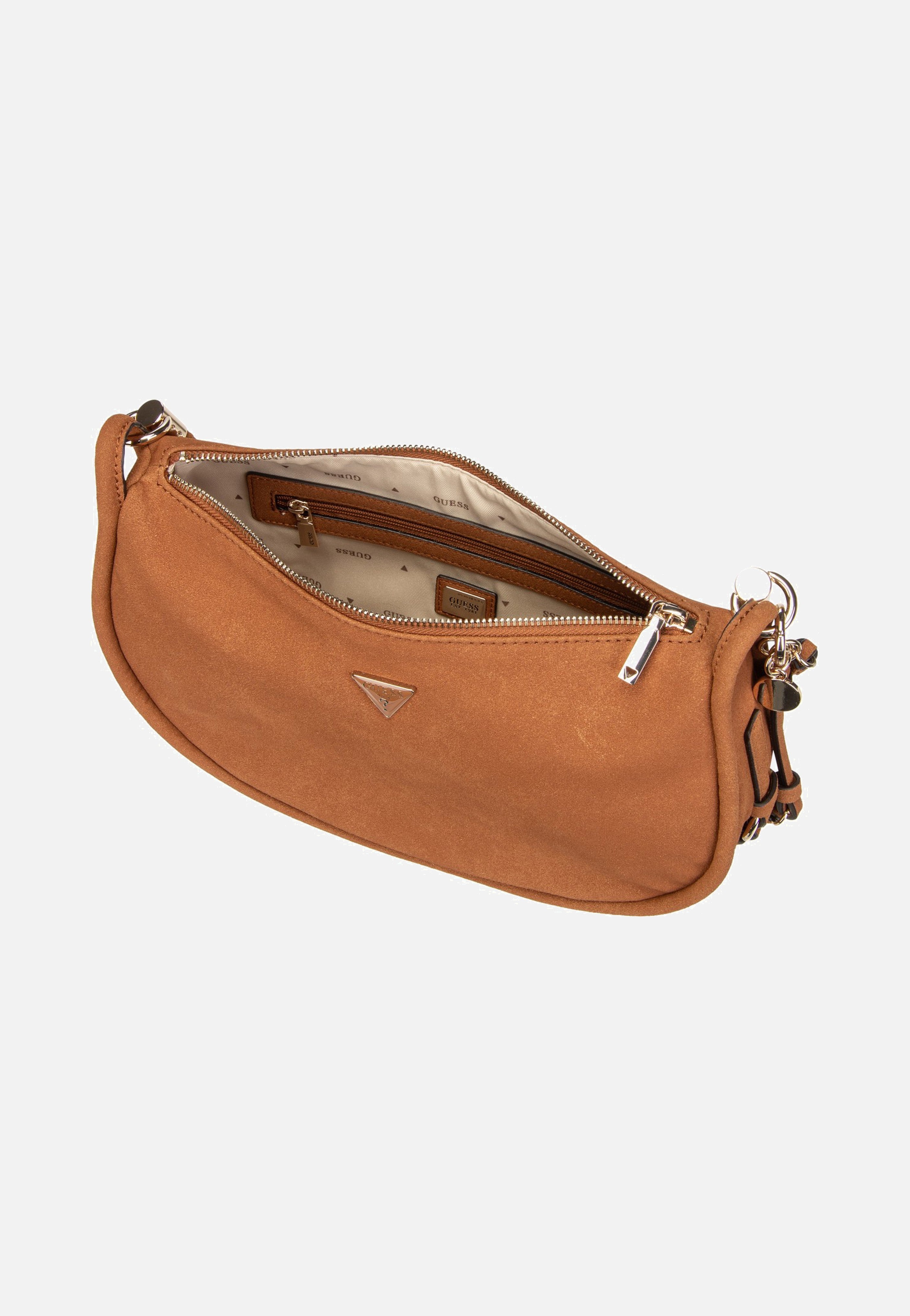 Guess Danya Hobo Shoulder Cognac Shoulder Bag