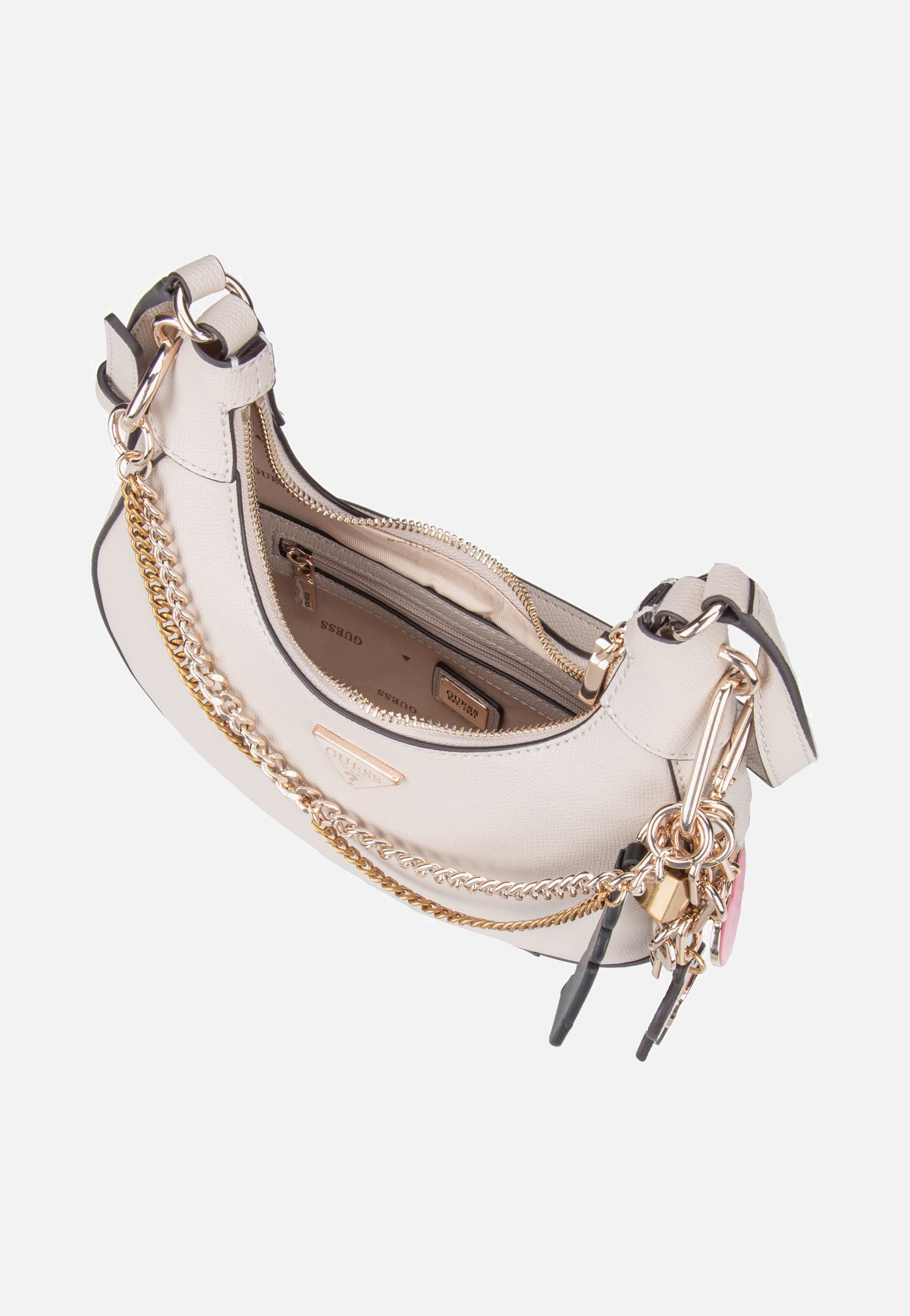 Guess - Davina Shoulder Light Taupe - Shoulder Bag | Women-Image