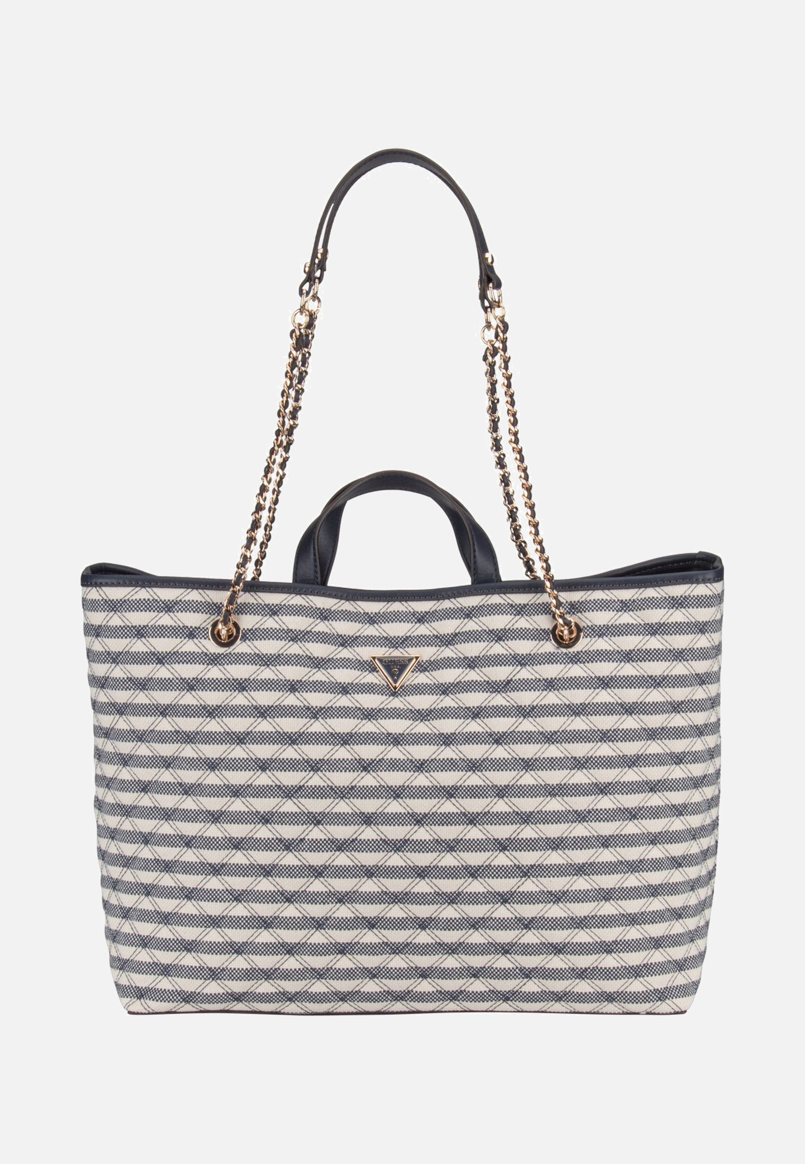 Guess Giully II Large 2 In 1 Tote Navy Multi Shopper