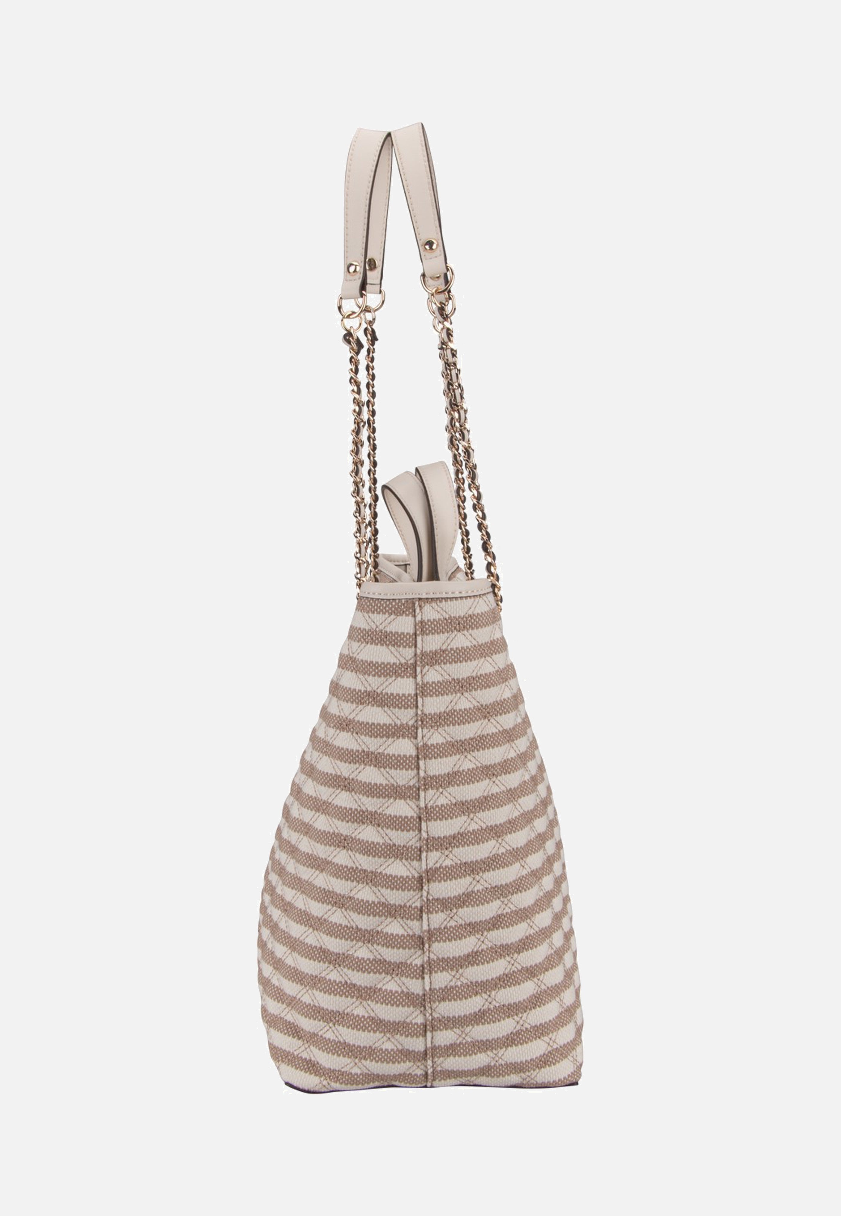 Guess Giully II Large 2 In 1 Tote Taupe Multi Shopper