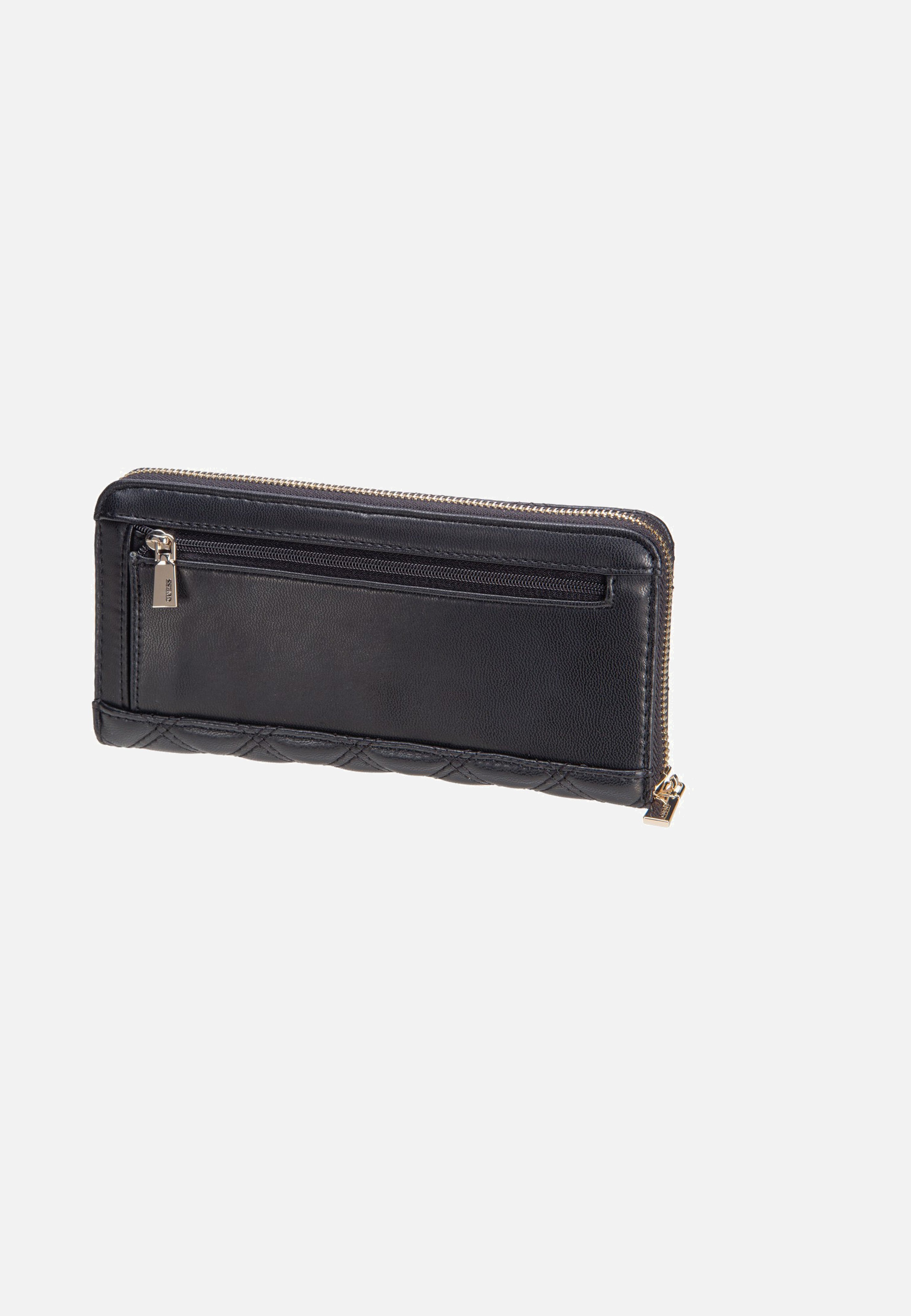 Guess Giully II Slg Large Zip Around Black Wallet