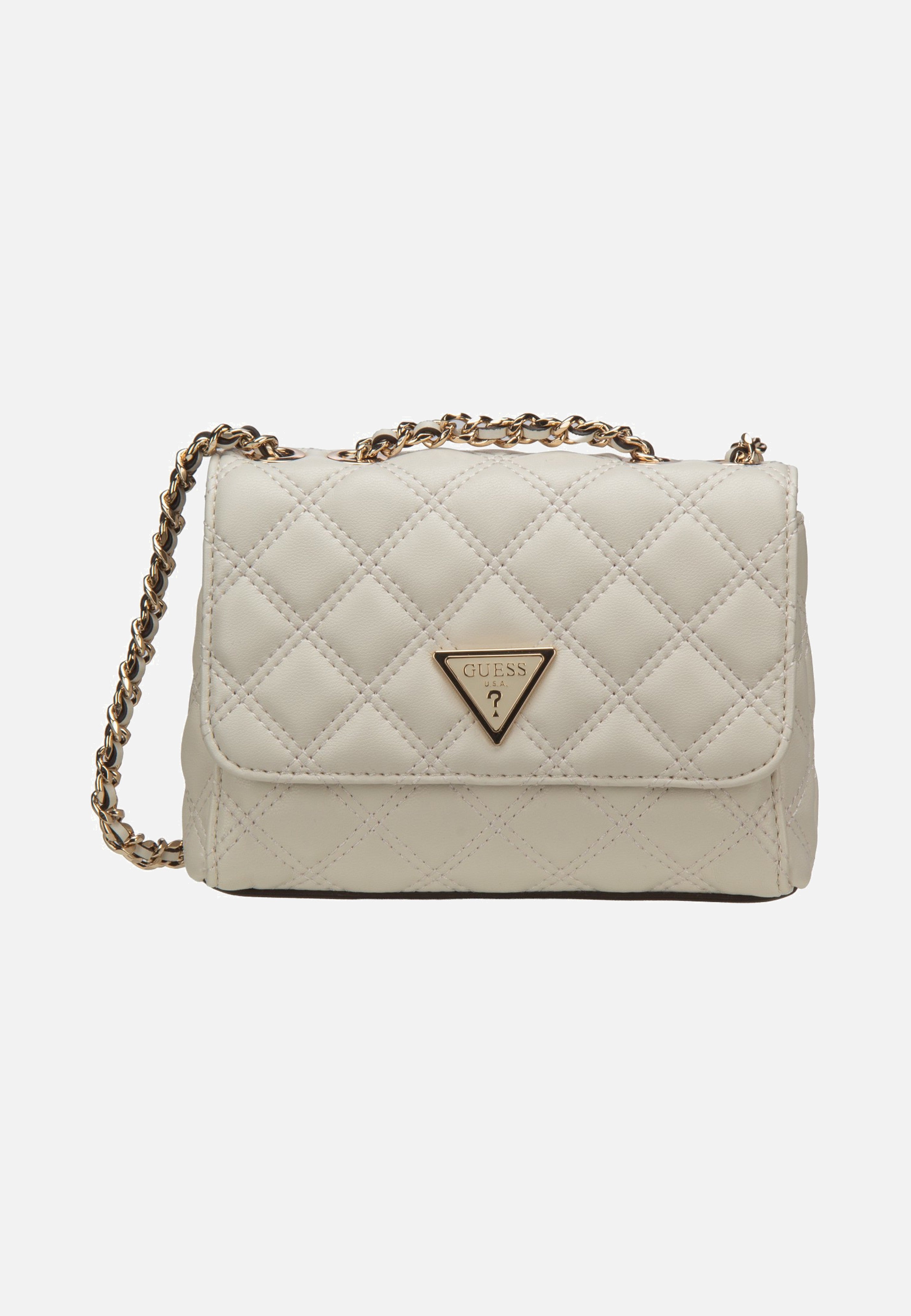Guess - Giully II Mini 2 Comp Conv Flap Off White - Evening Bag | Women-Image