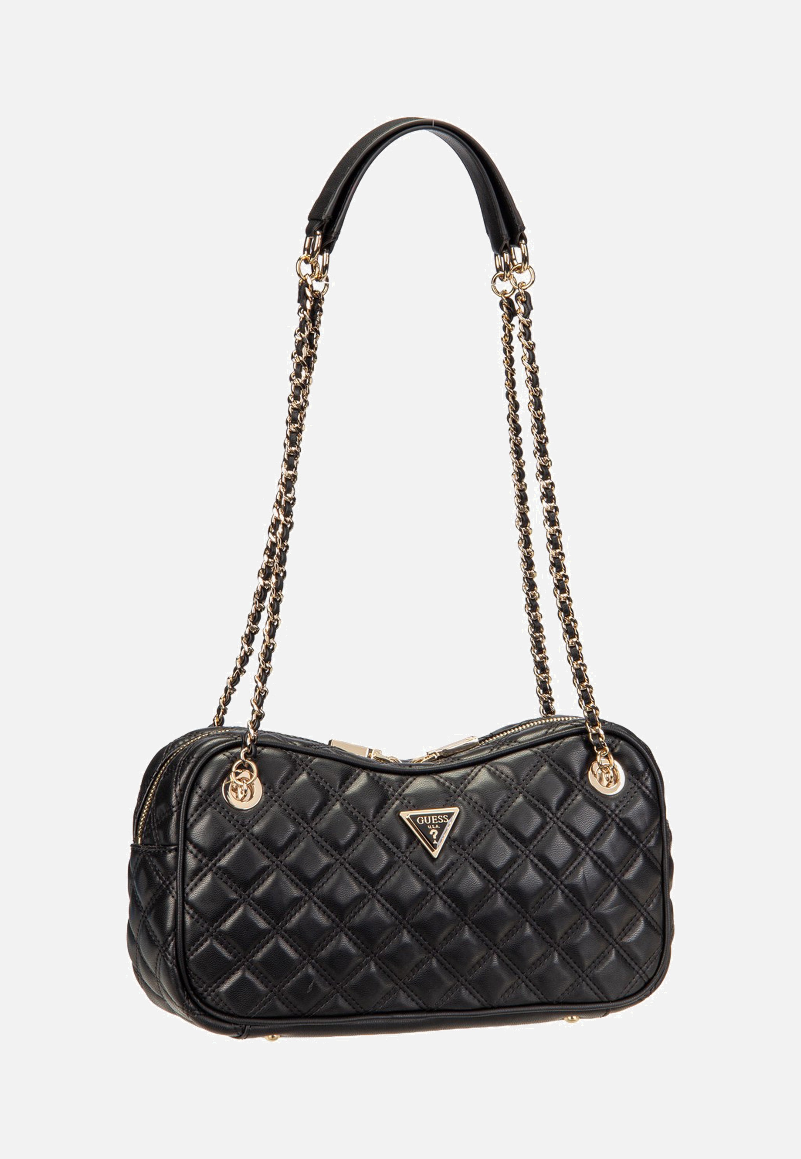 Guess - Giully II Shoulder Satchel Black - Satchel | Women-Image