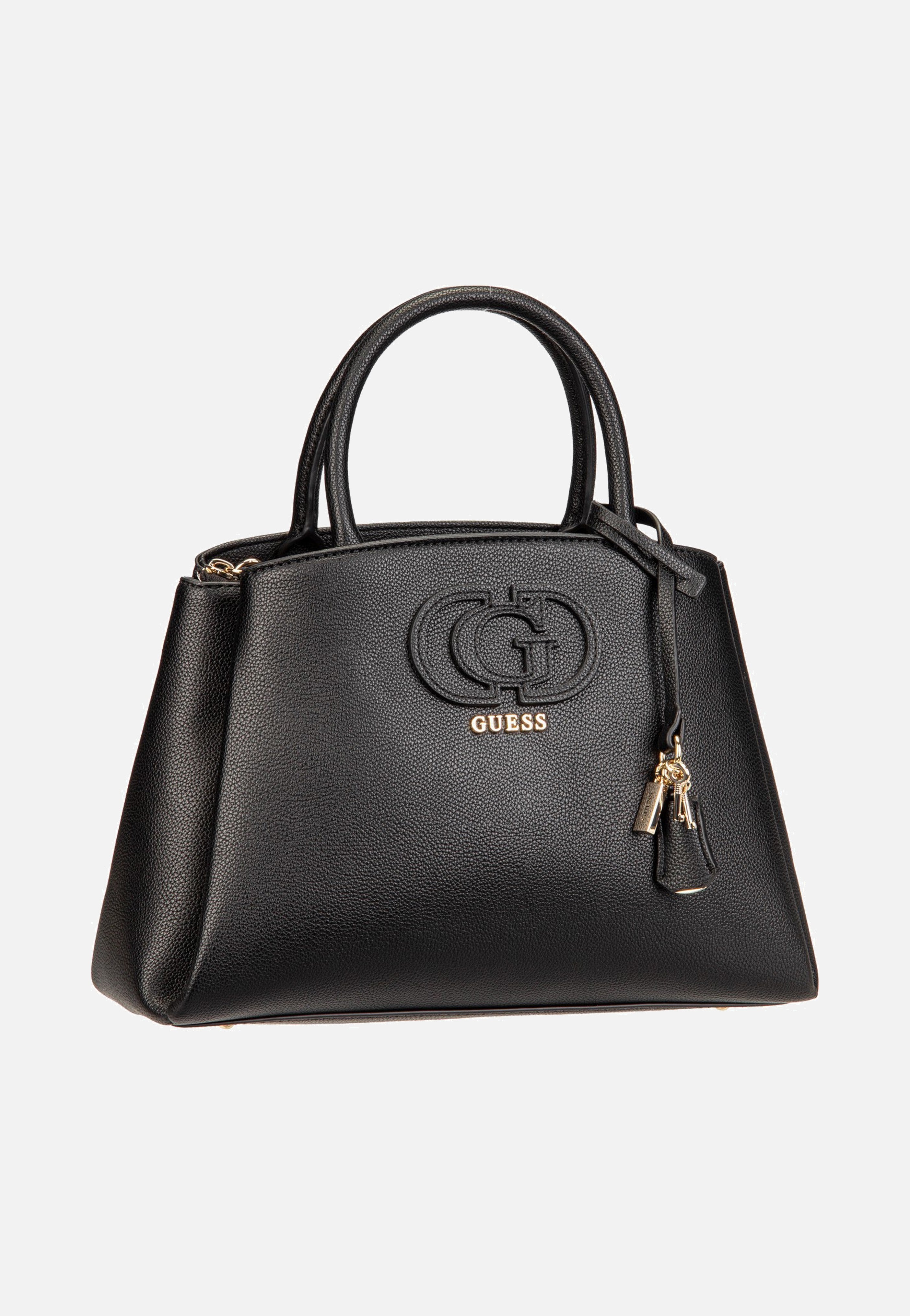 Guess - Isola 3 Comp Satchel Black - Satchel | Women-Image