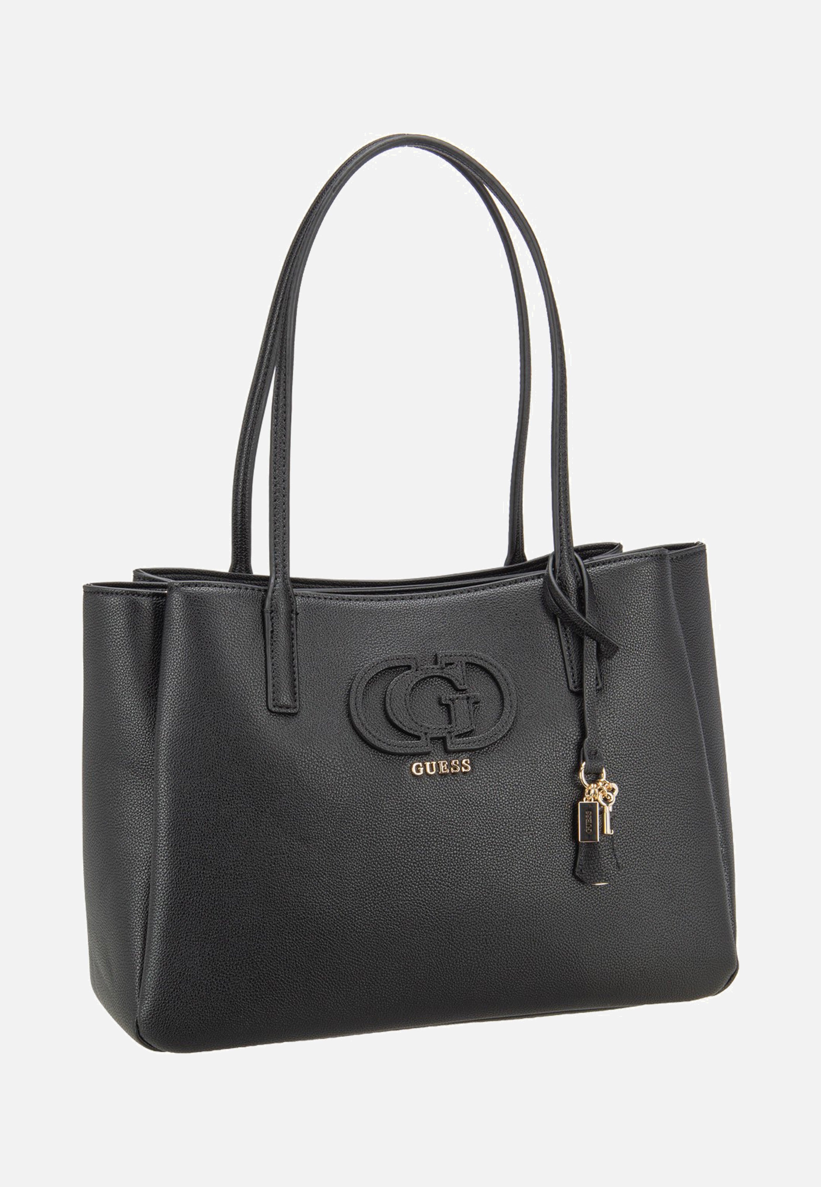 Guess Isola Multi Comp Tote Black Shopper