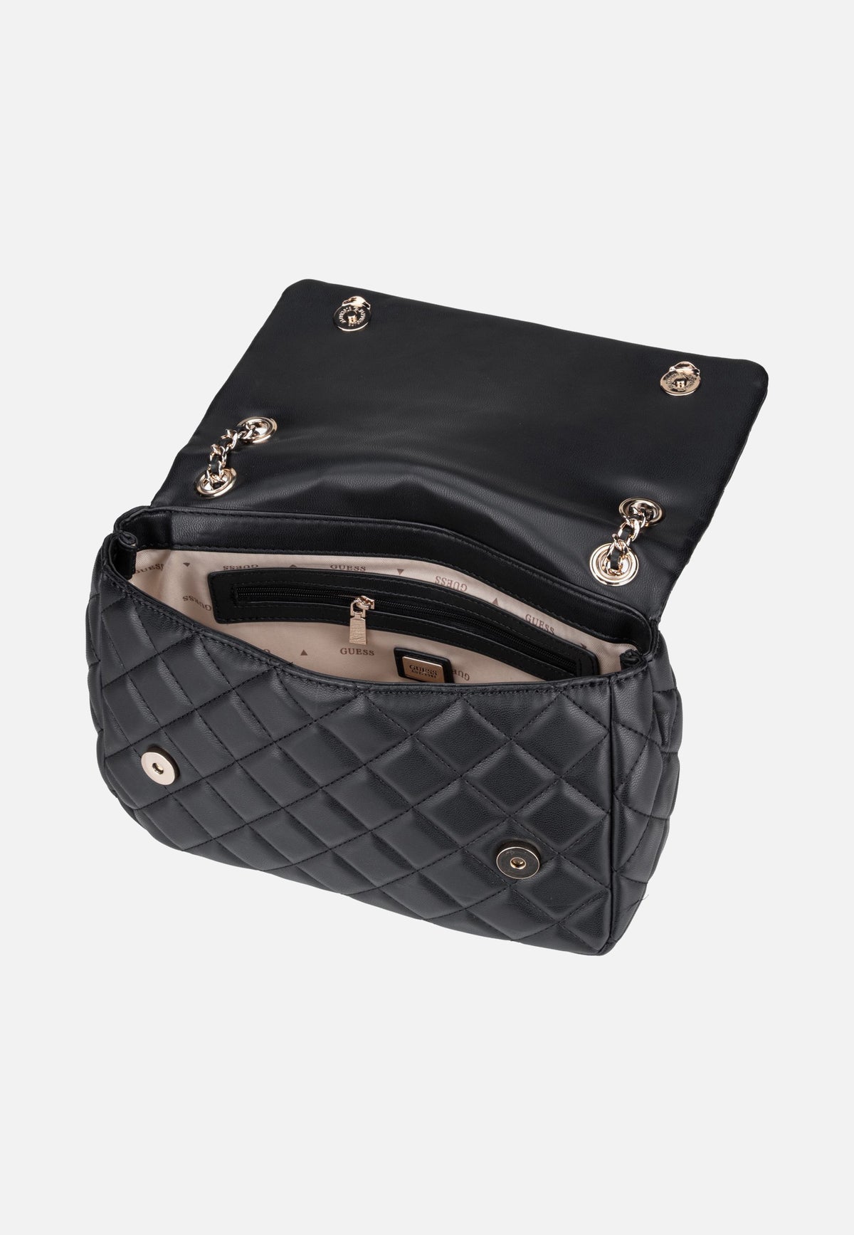 Guess Juliet Convertible Flap 56210 Black Bolso de hombro