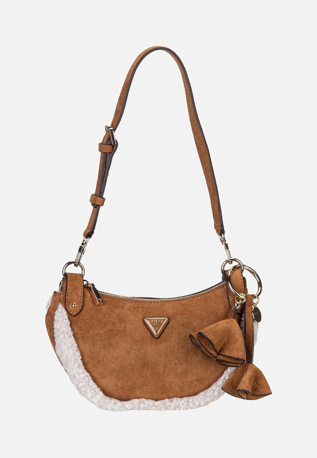 Guess Katie Convertible Suede 53180 Cognac Bolso de hombro