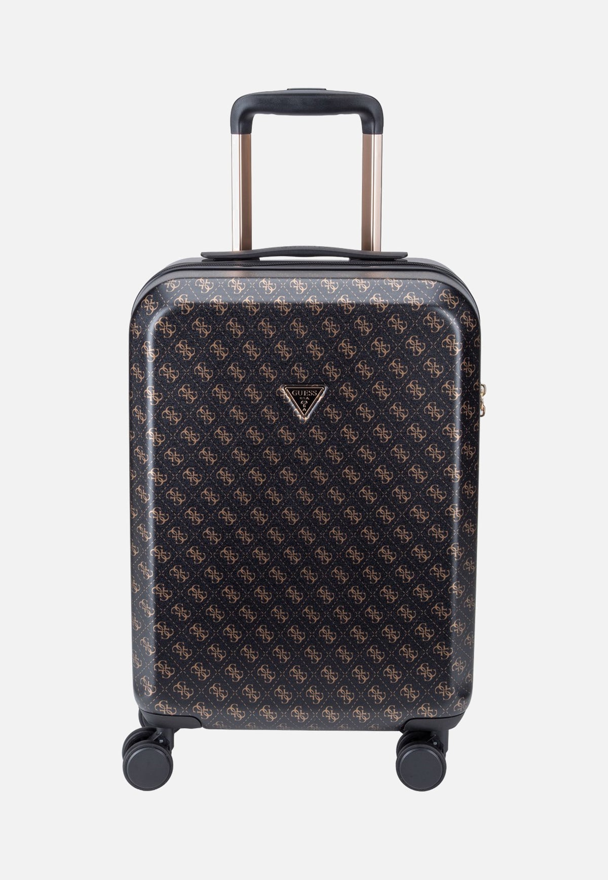 Guess Latona 18 In 8-Wheeler 11983 Brown Logo Maleta