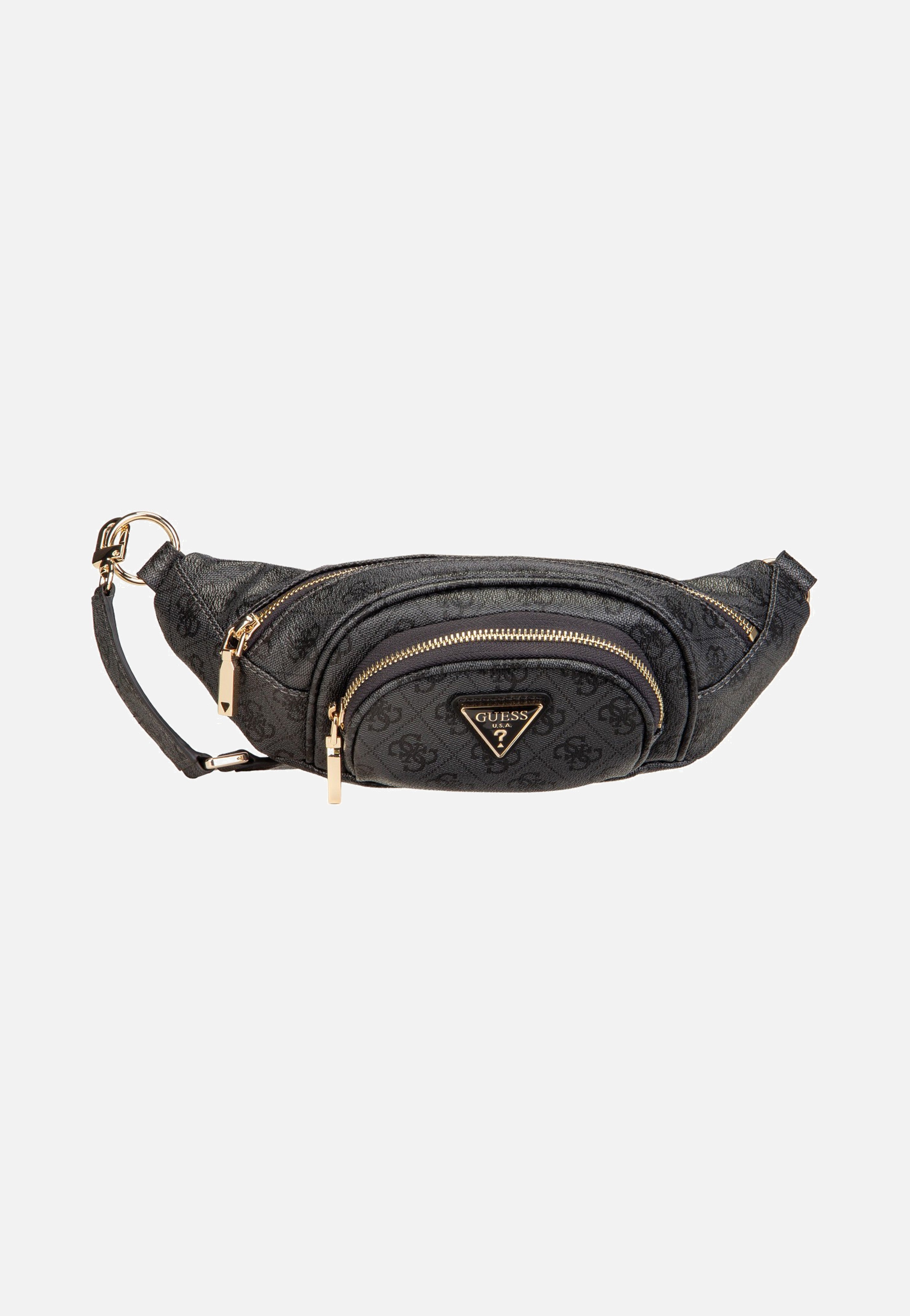 Guess - Latona Belt Bag Coal Logo - Sling Bag | Women-Image