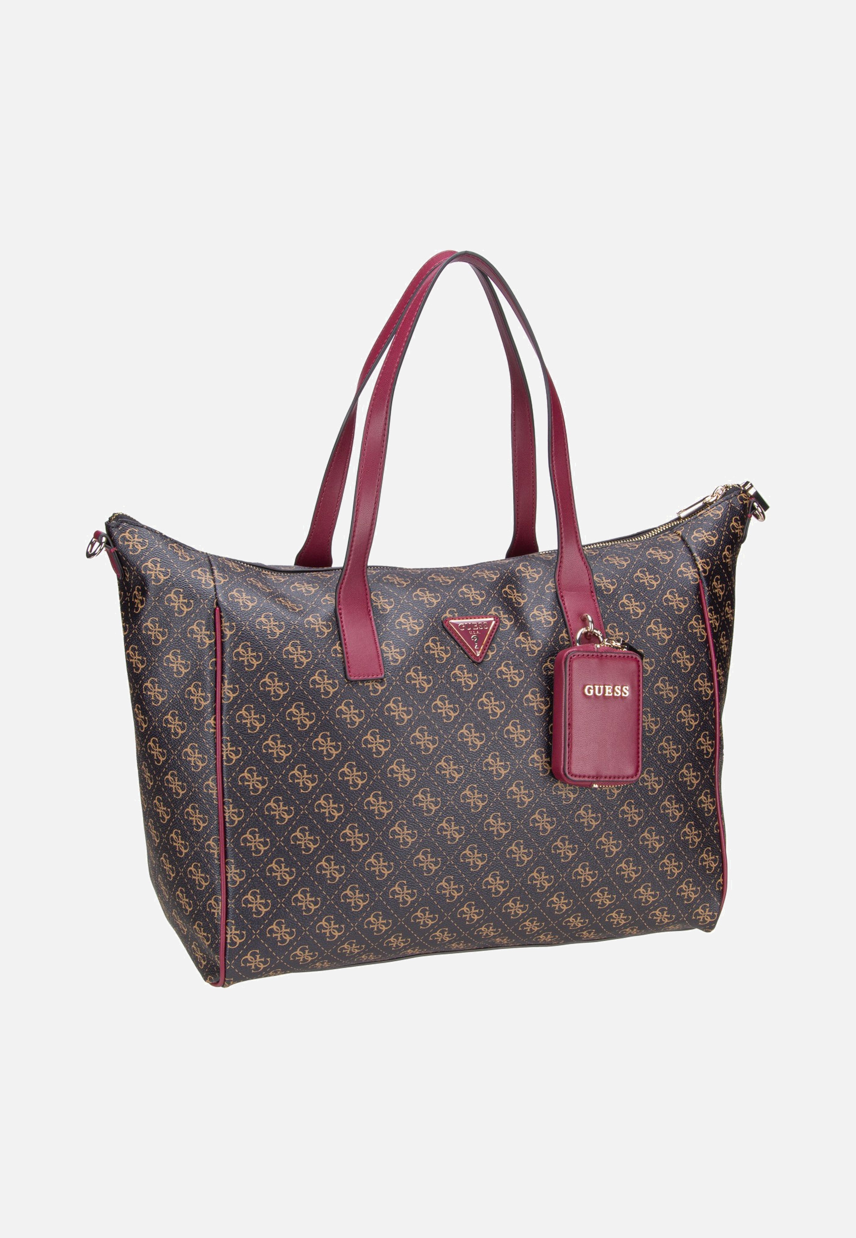 Guess - Latona Carryon Large Tote Brown Logo - Shopper | Women-Image