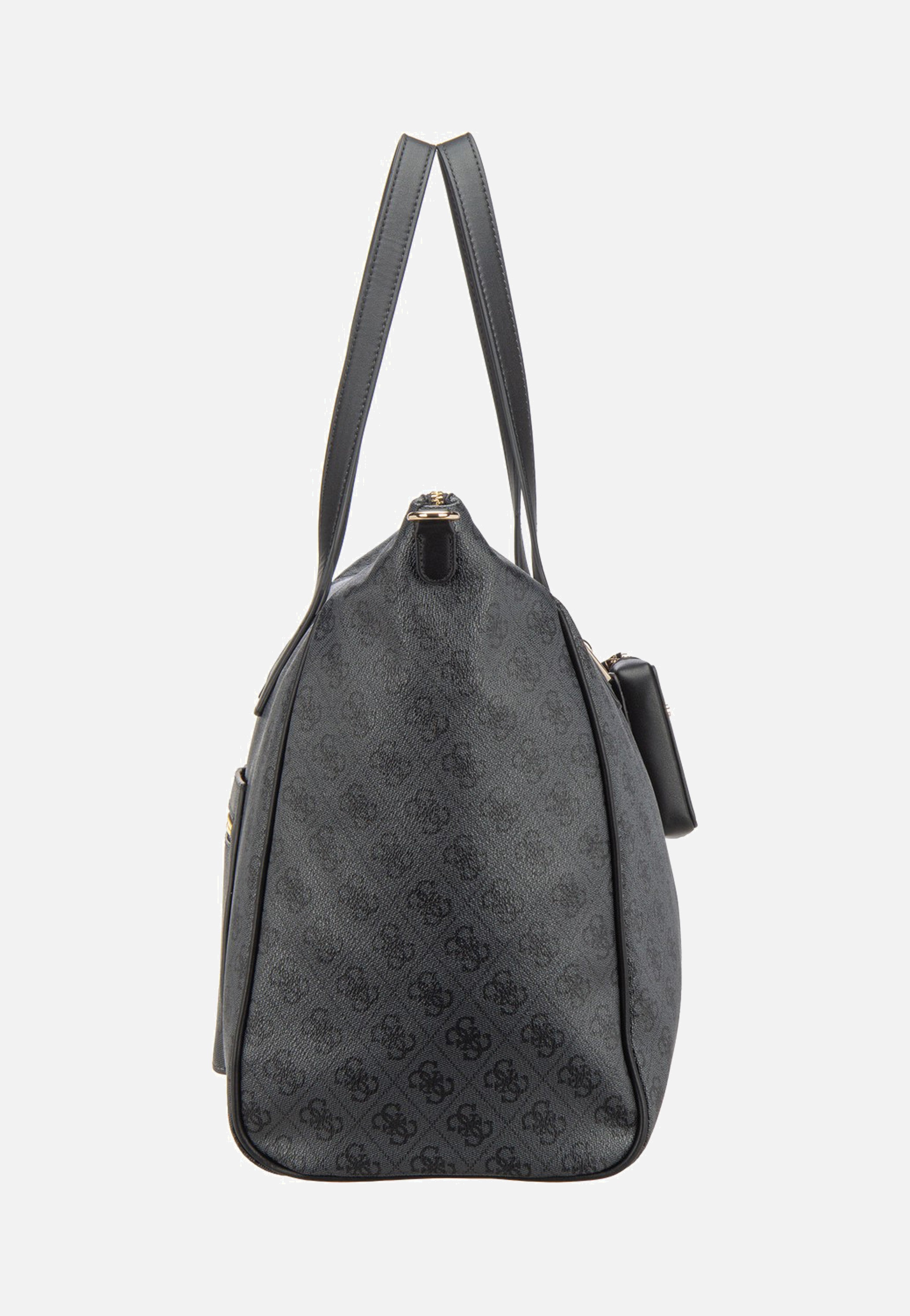 Guess Latona Carryon Large Tote Coal Logo Shopper