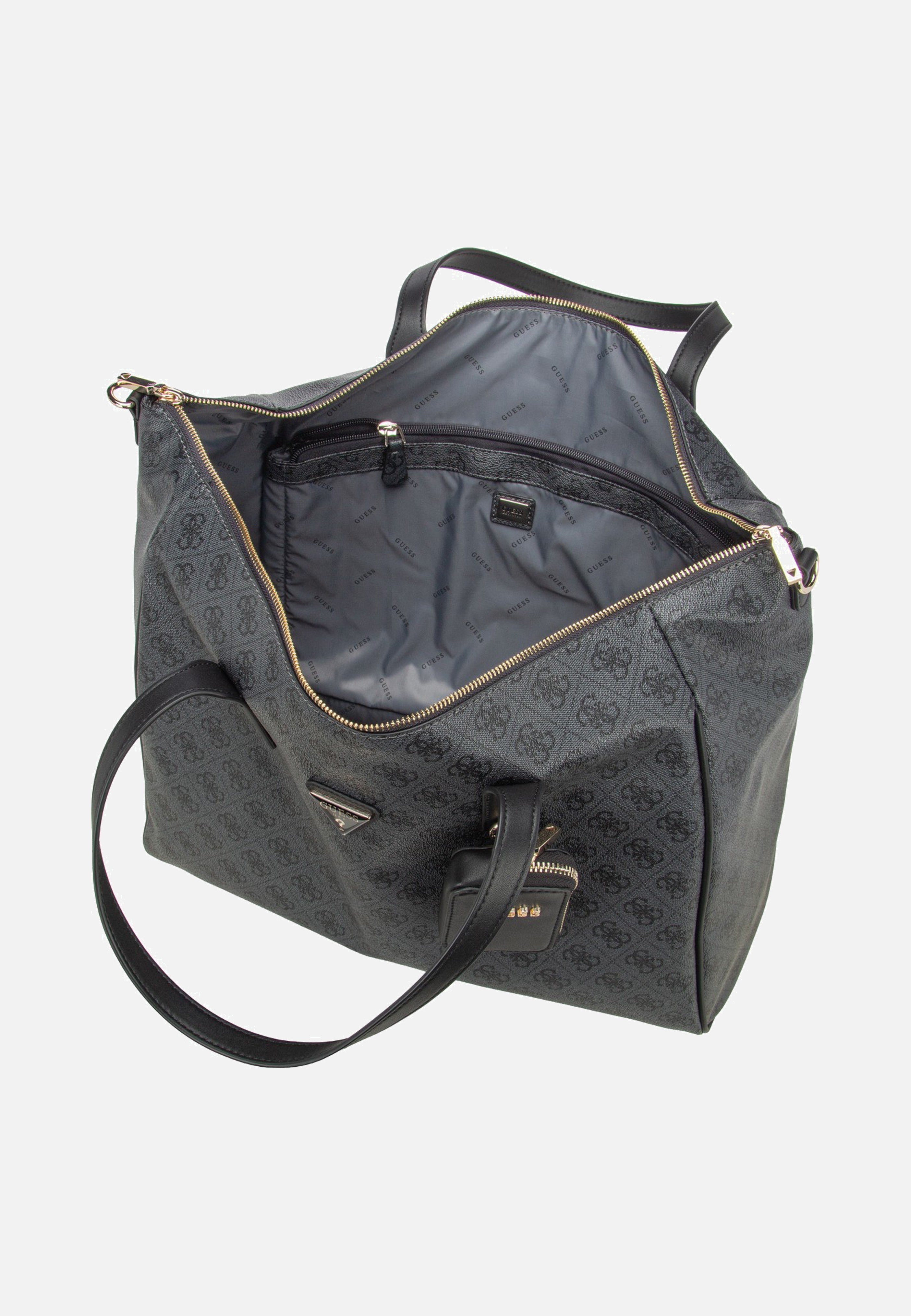 Guess Latona Carryon Large Tote Coal Logo Shopper