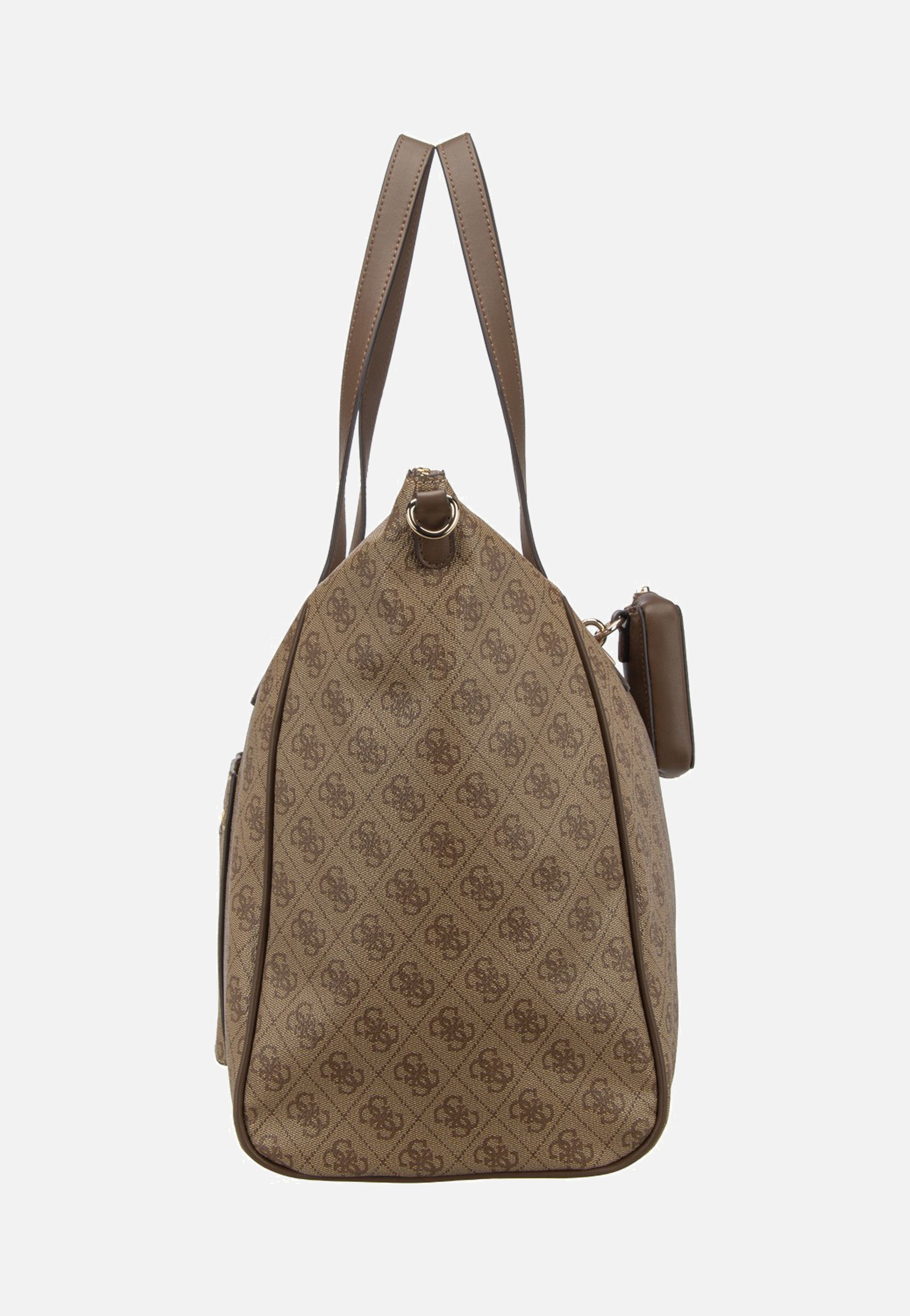 Guess - Latona Carryon Large Tote Latte Logo - Shopper | Women-Image