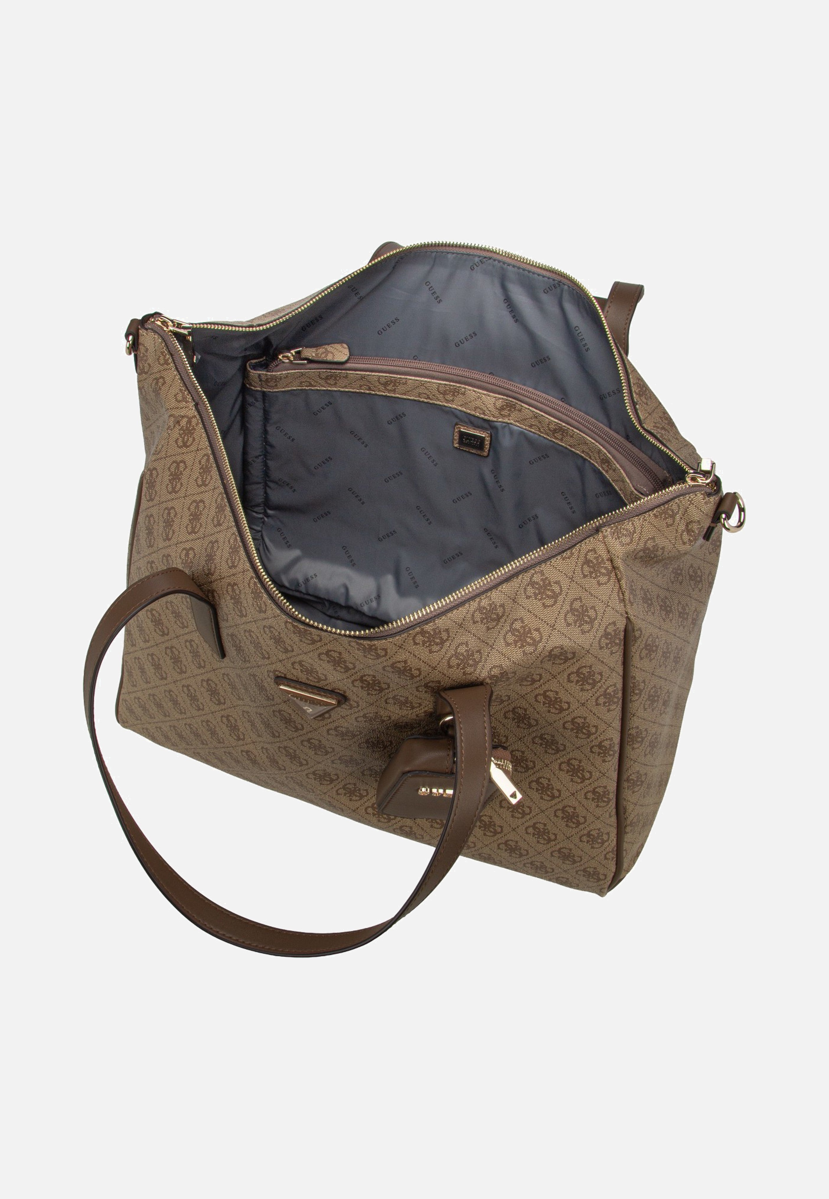 Guess - Latona Carryon Large Tote Latte Logo - Shopper | Women-Image