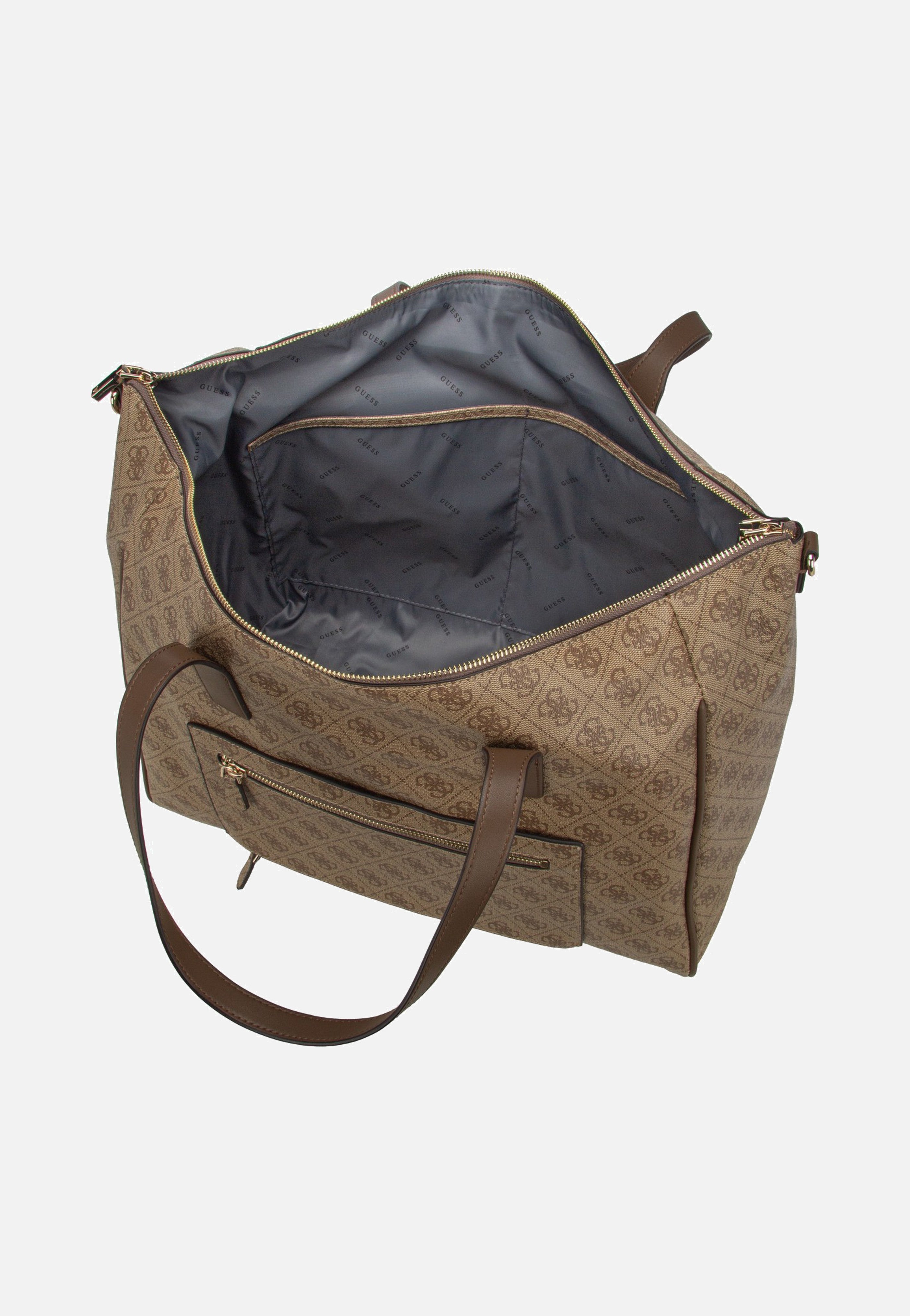 Guess - Latona Carryon Large Tote Latte Logo - Shopper | Women-Image