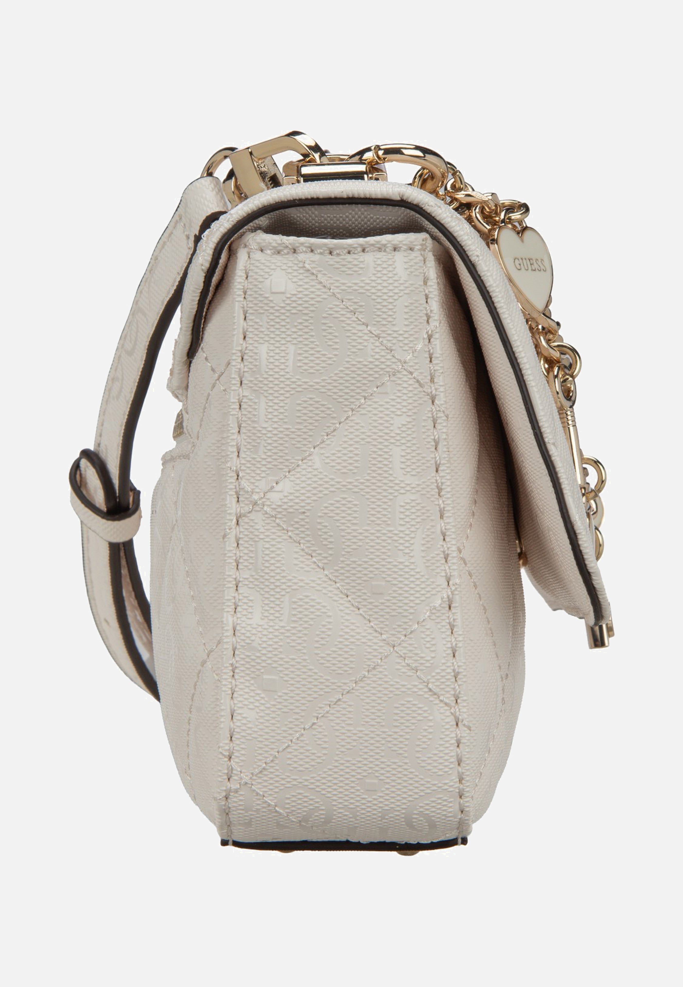 Guess Libby Flap 12200 Off White Evening Bag