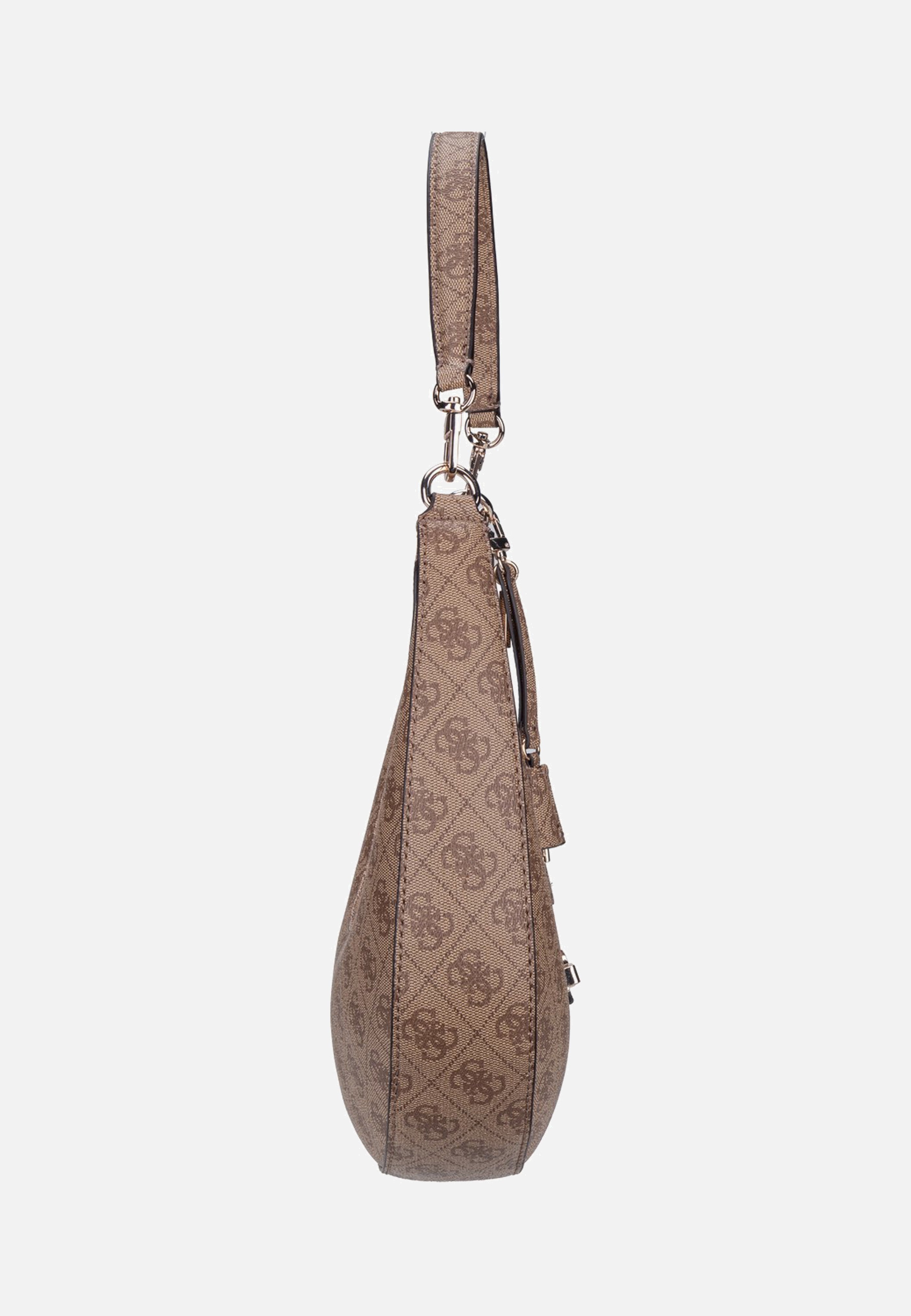 Guess Lindsey 49010 Latte Logo Hobo Bag