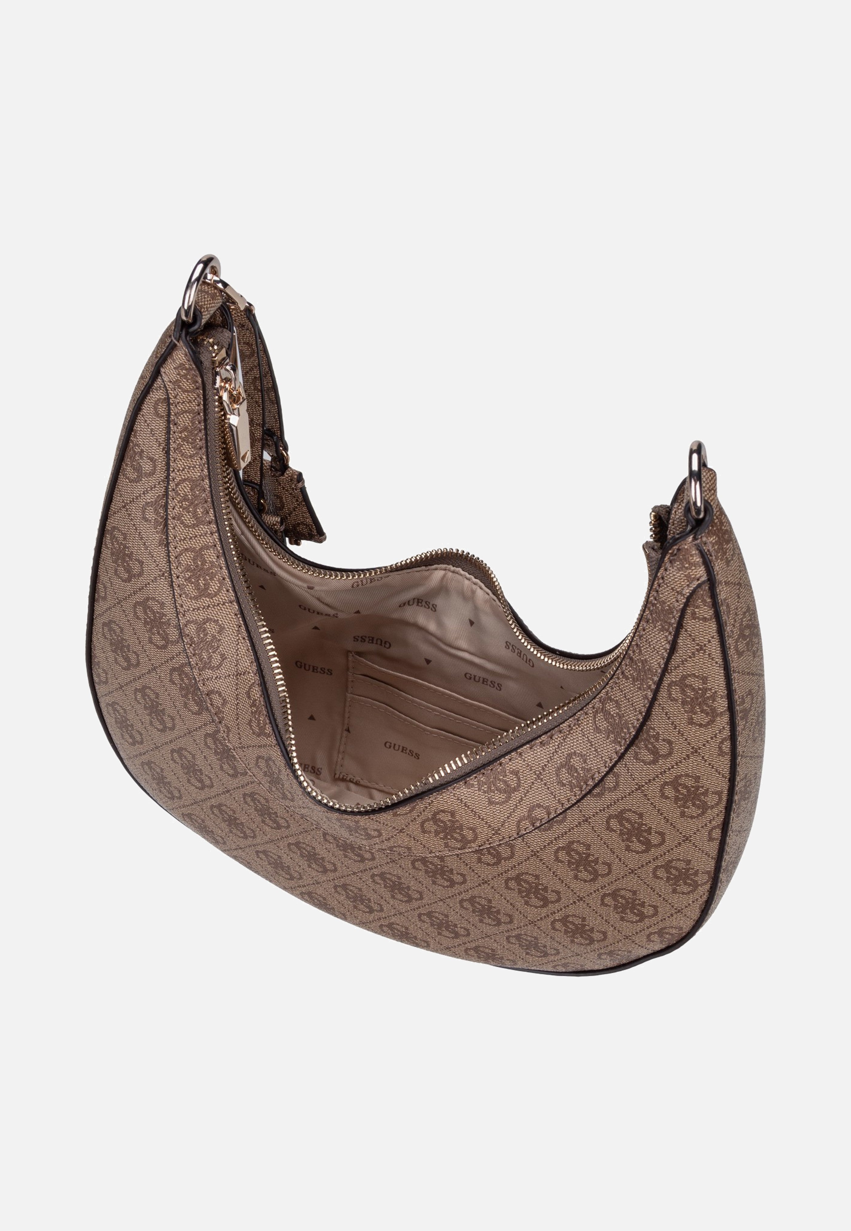 Guess Lindsey 49010 Latte Logo Hobo Bag