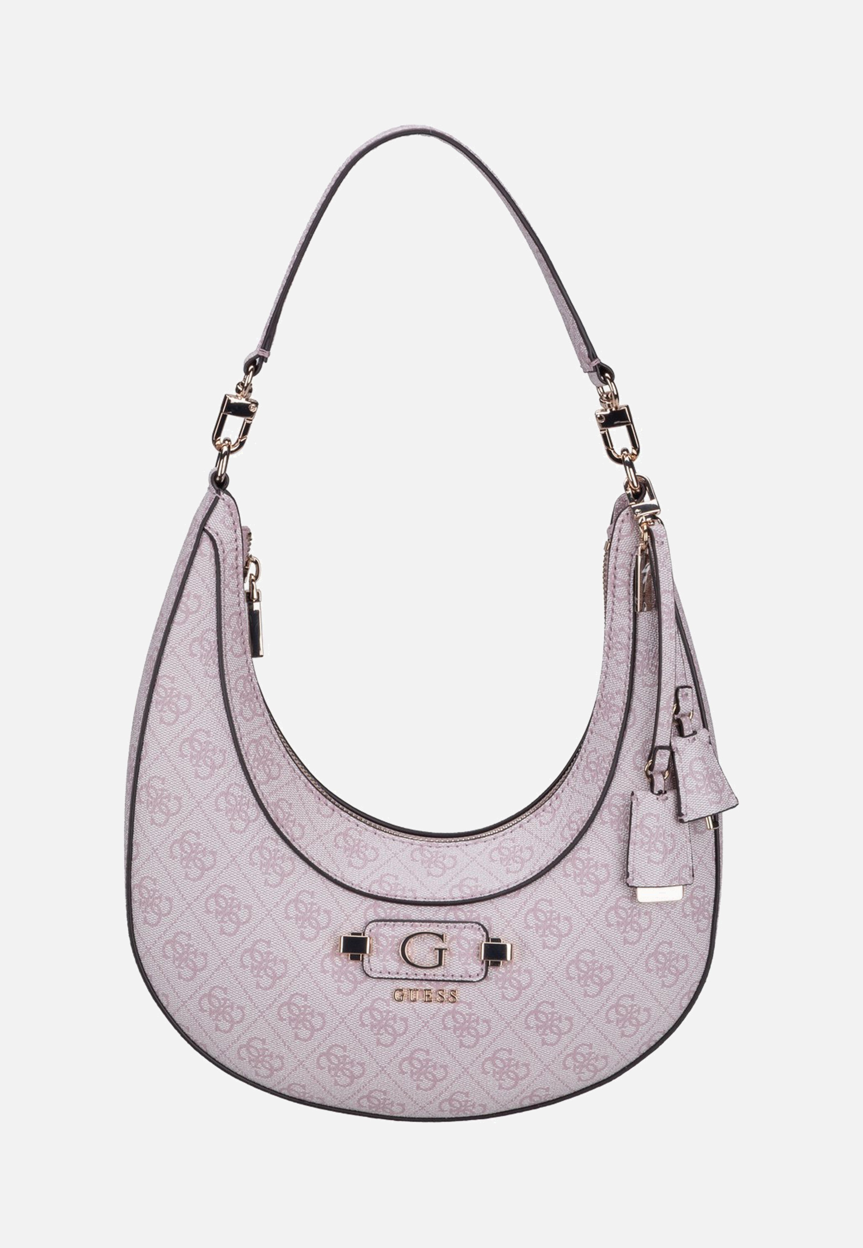 Guess Lindsey 49010 Orchid Logo Hobo Bag