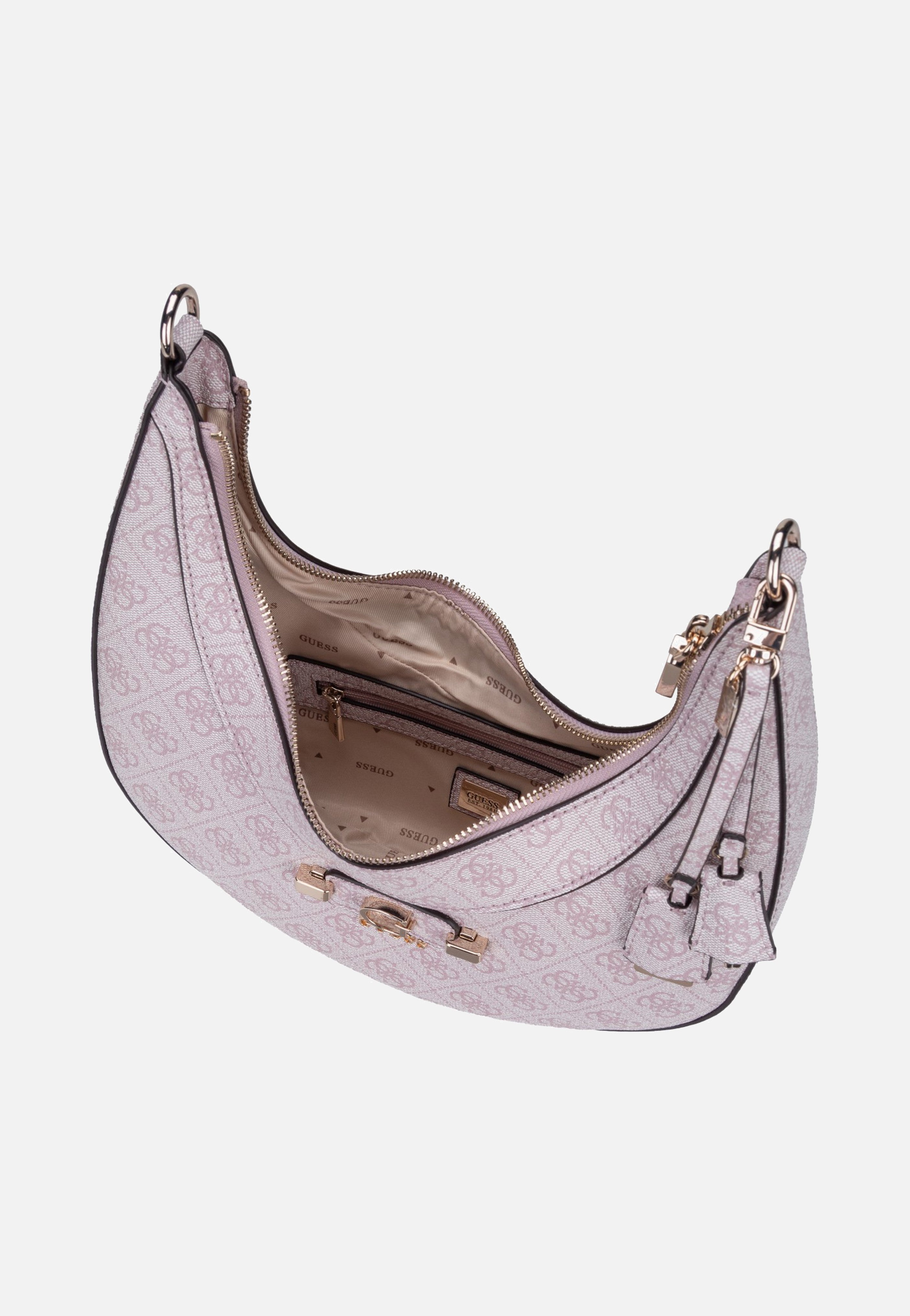 Guess Lindsey 49010 Orchid Logo Hobo Bag