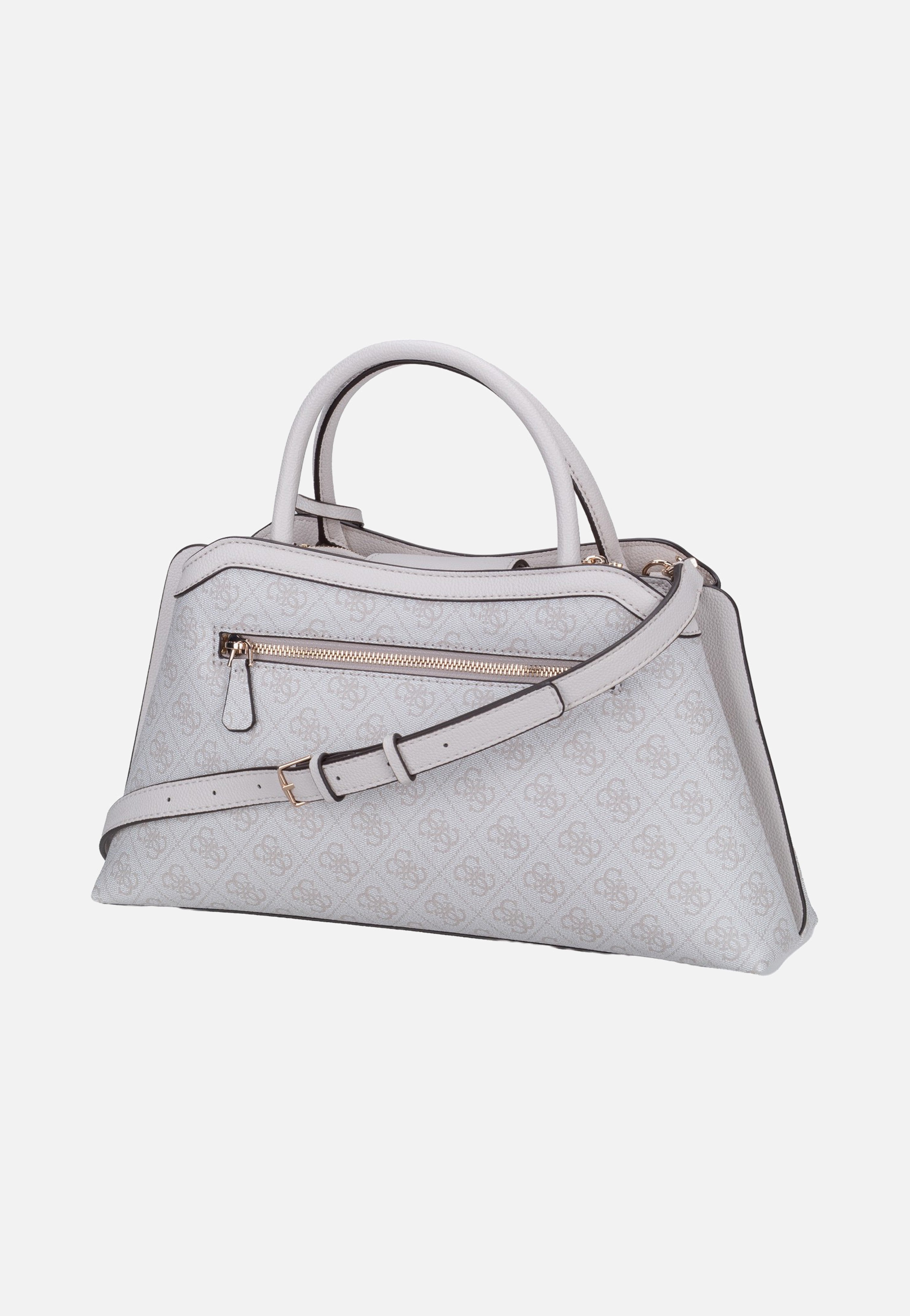 Guess Lindsey Girlfriend 49060 Bone Logo Satchel