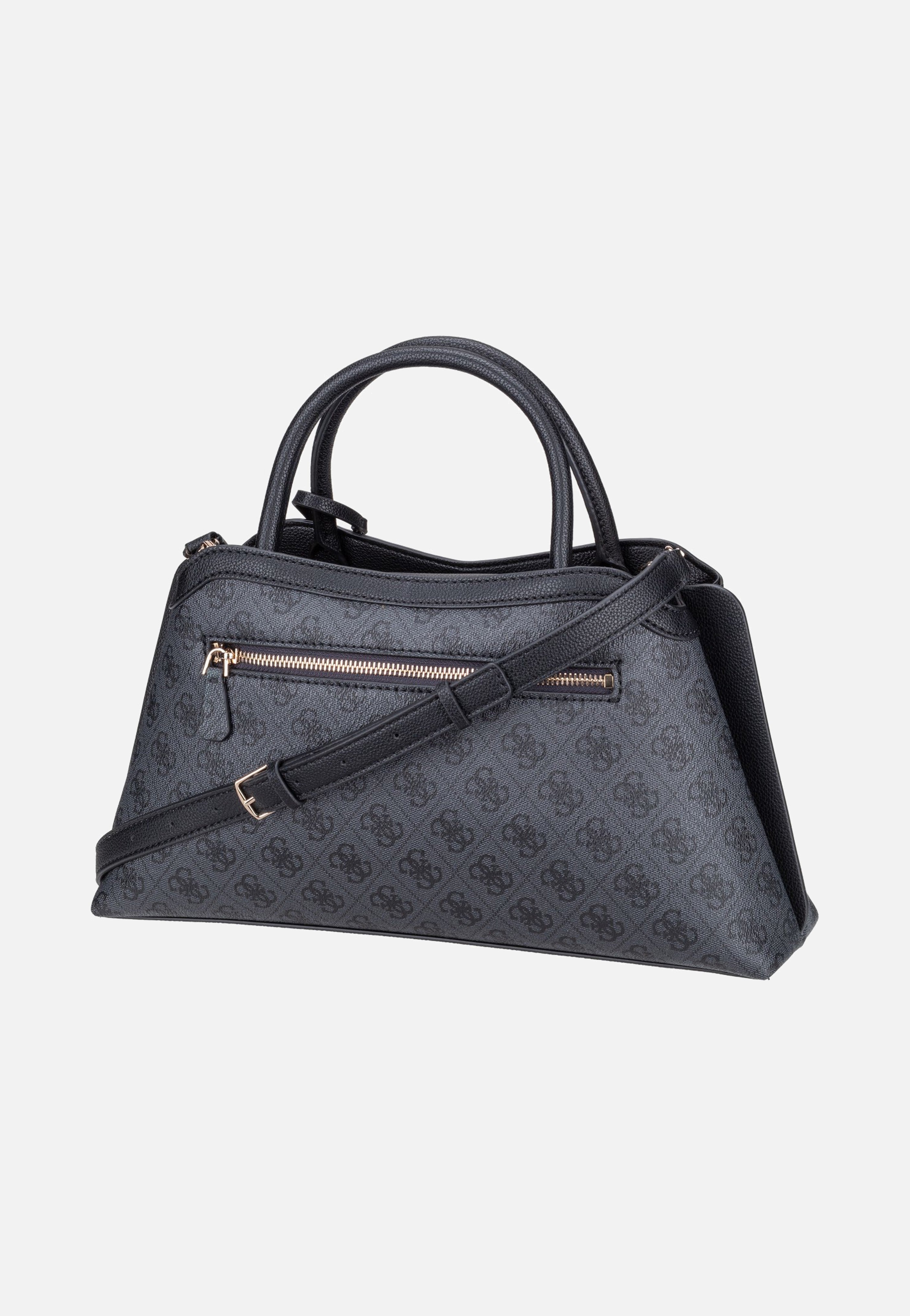 Guess Lindsey Girlfriend 49060 Coal Logo Satchel