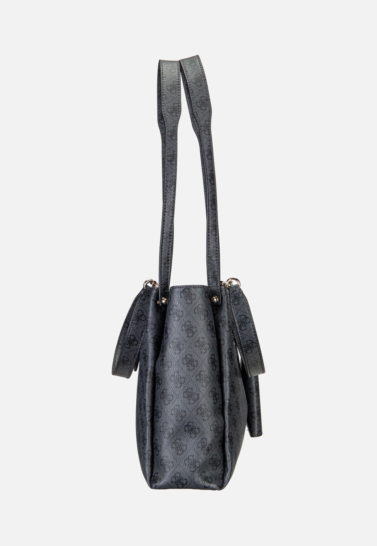 Guess Lorella Logo Girlfriend 84230 Coal Logo Bolsa de mano