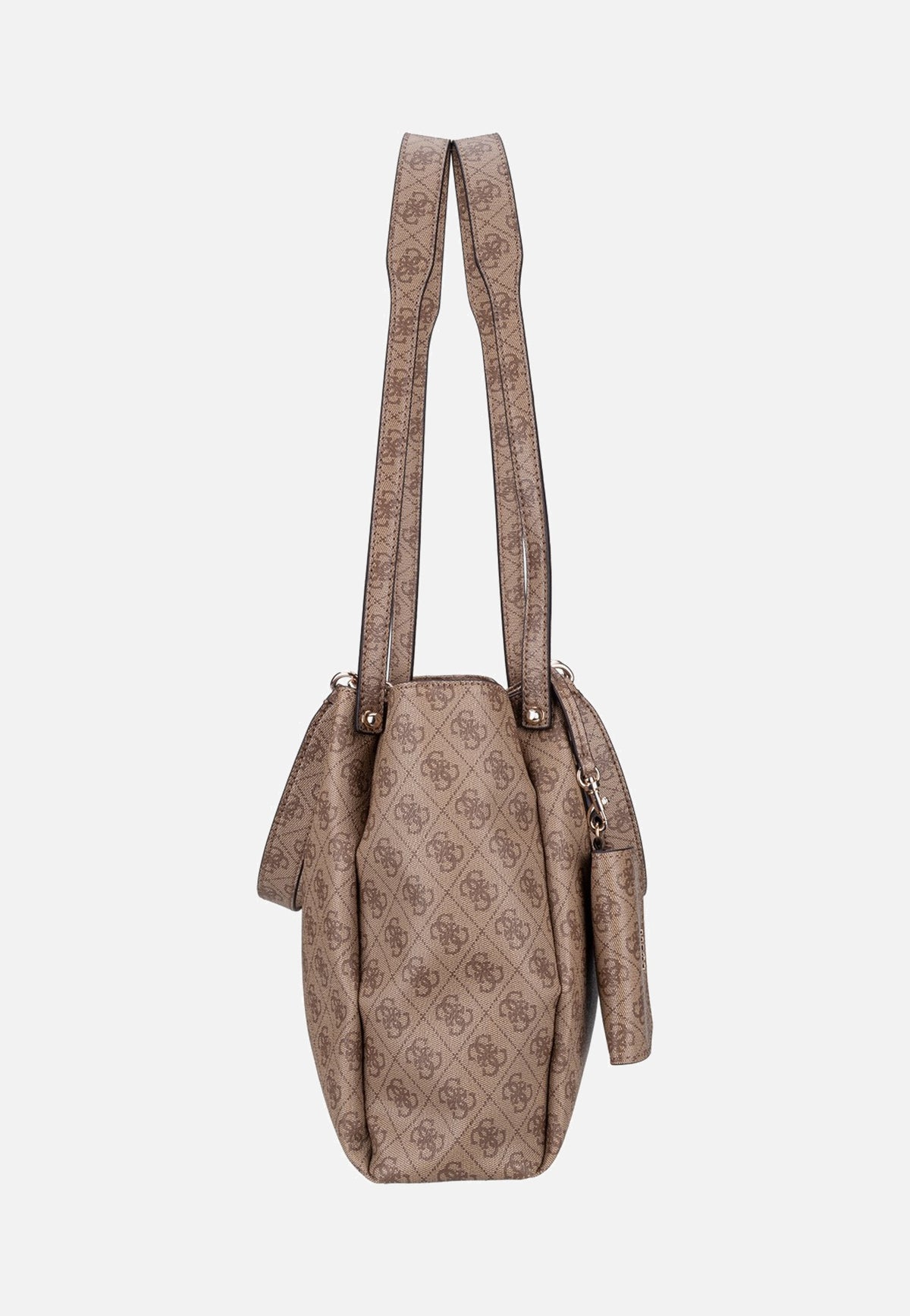 Guess Lorella Logo Girlfriend 84230 Latte Logo Bolsa de mano