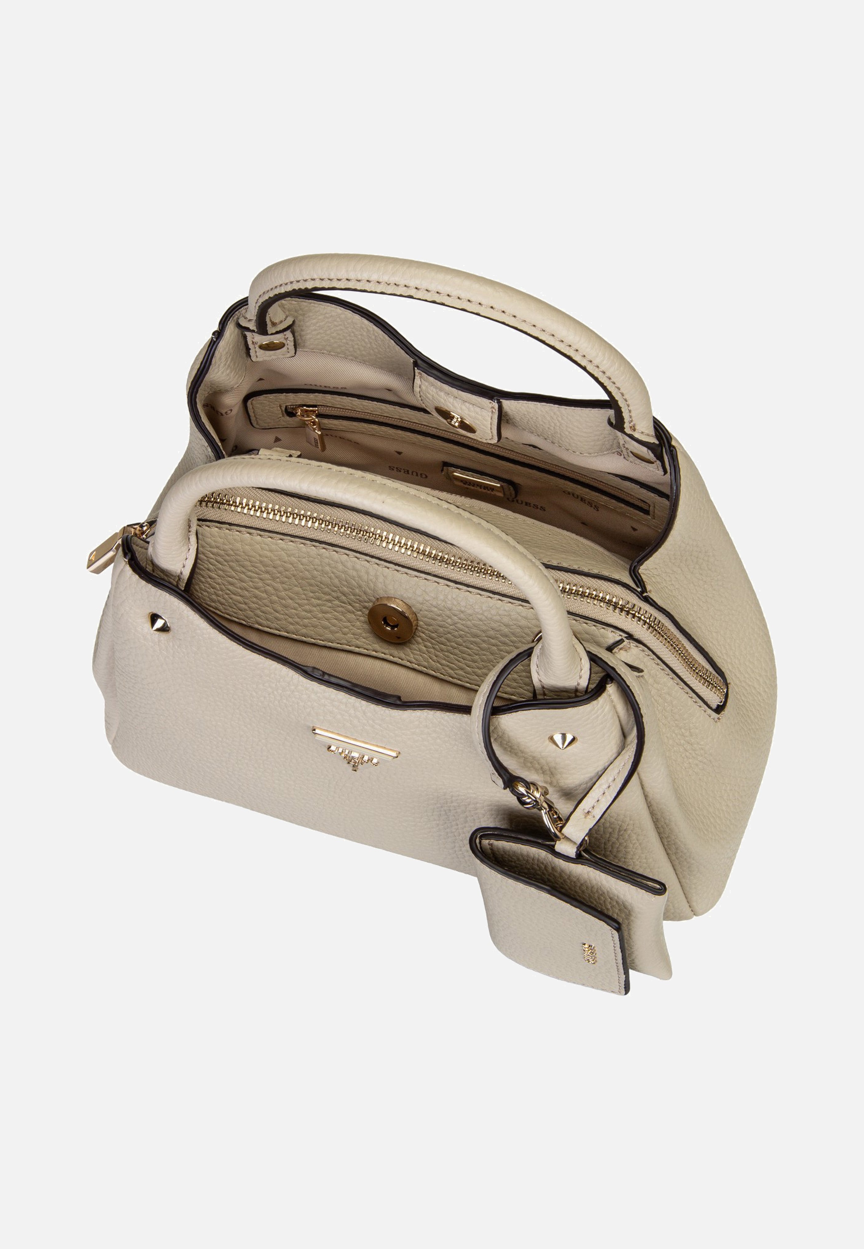 Guess Lorella Small Girlfriend 6220 Bone Borsa con manico