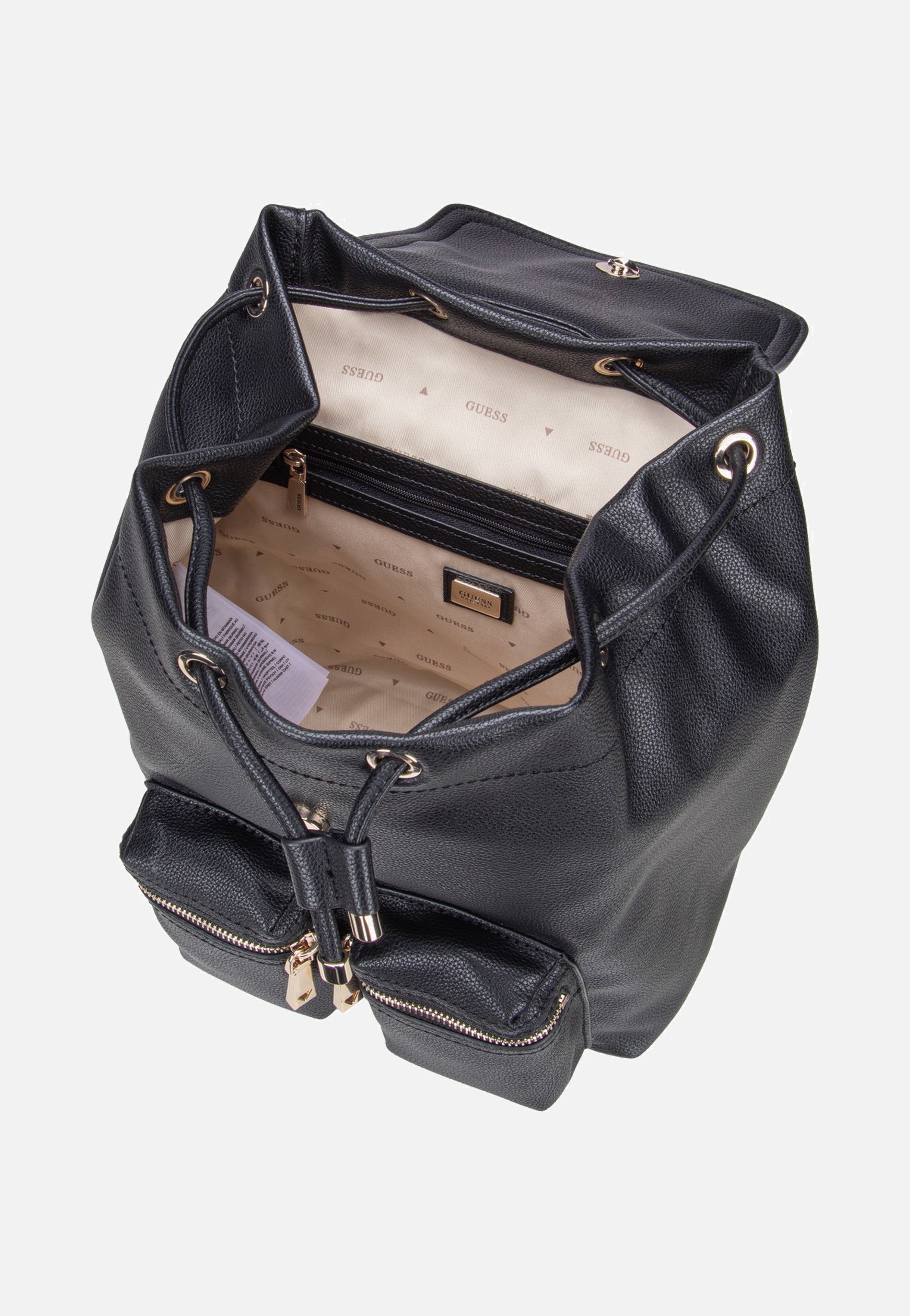 Guess Manhattan II Flap Black Backpack