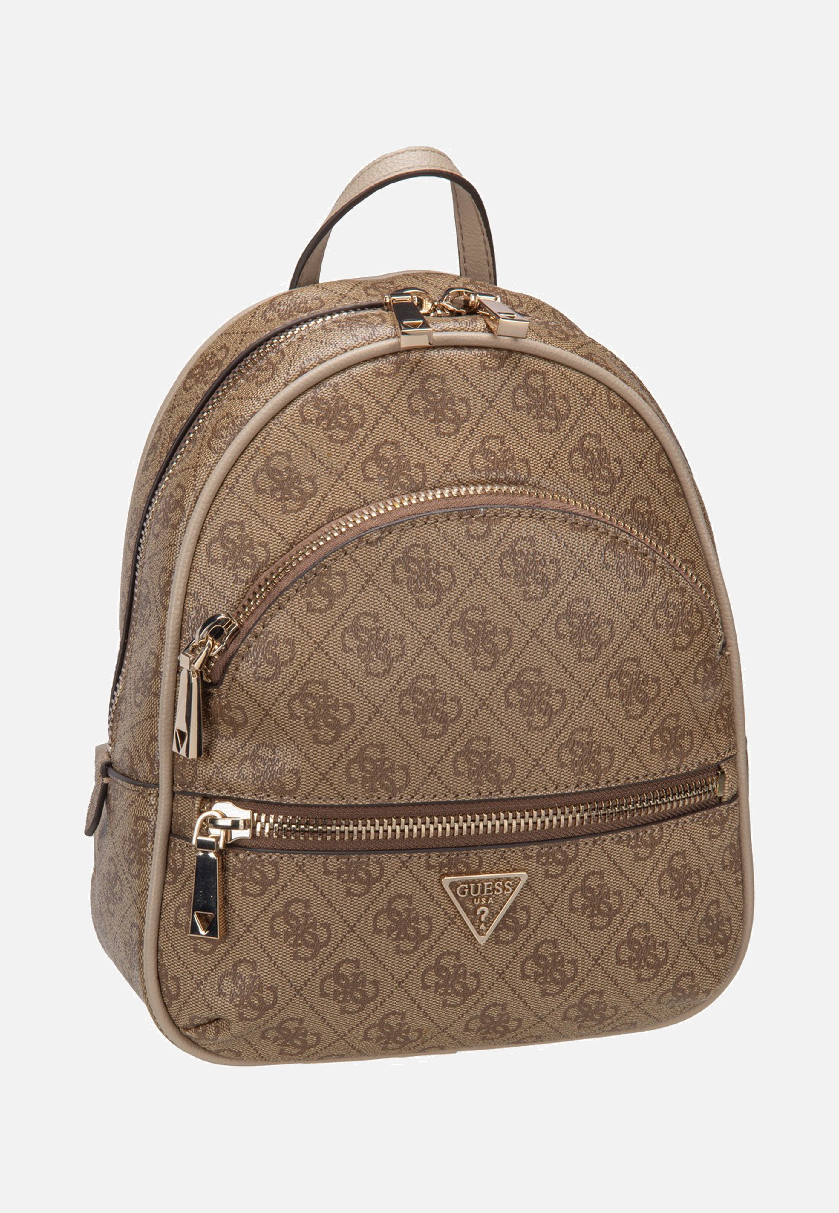 Guess - Manhattan II Latte Logo - Backpack | Women-Image