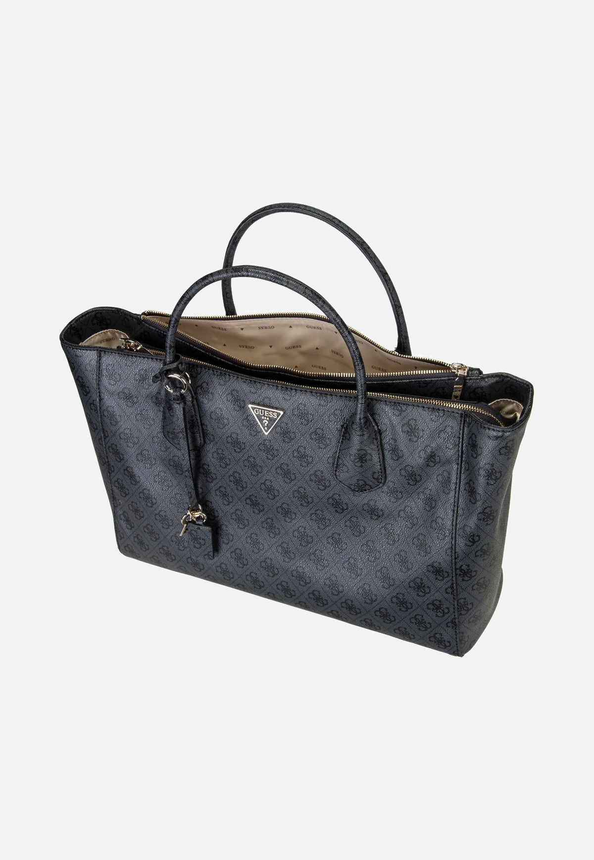 Guess Marissa Logo Tech 82240 Coal Logo Bolsa de mano