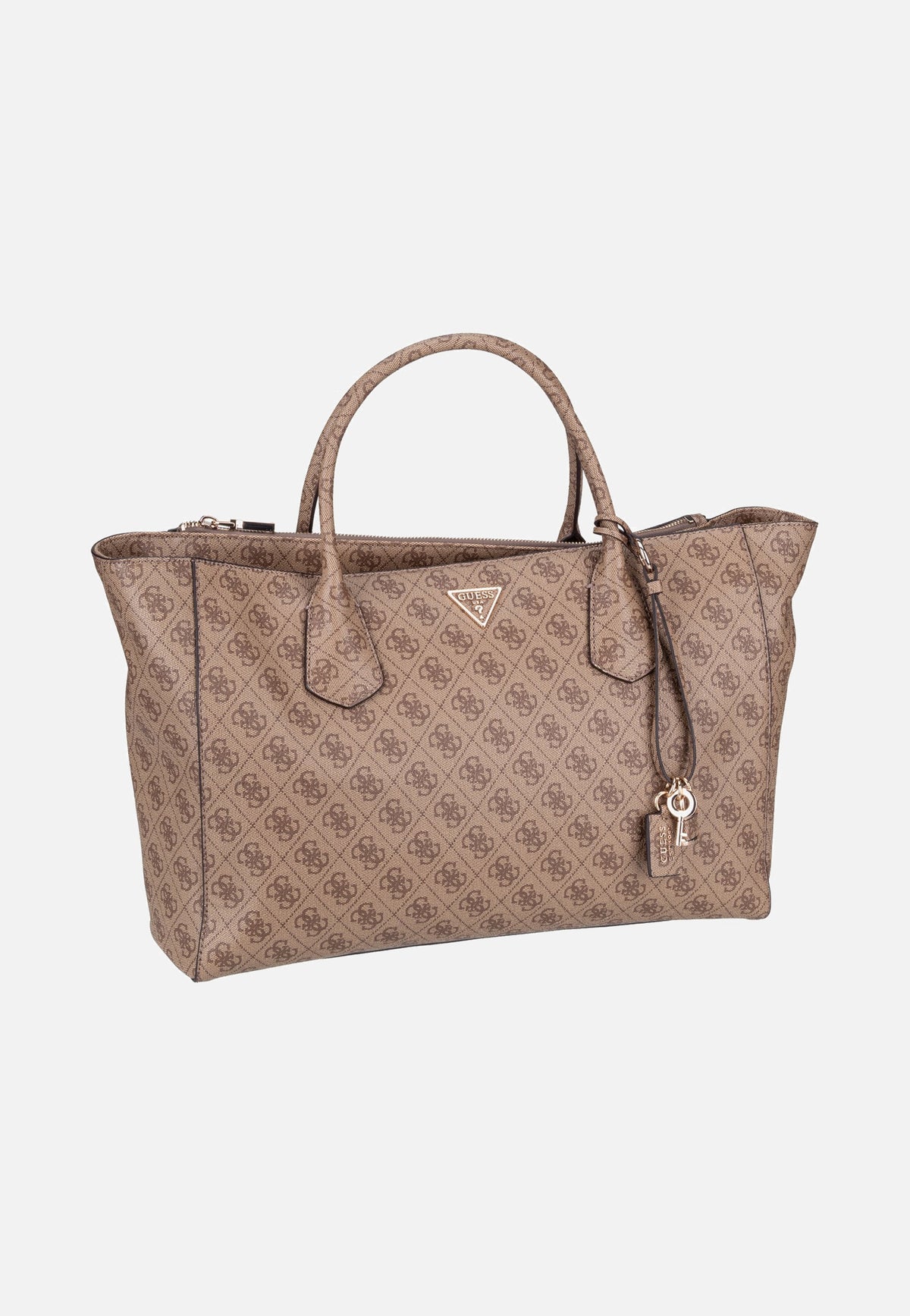 Guess Marissa Logo Tech 82240 Latte Logo Tote Bag