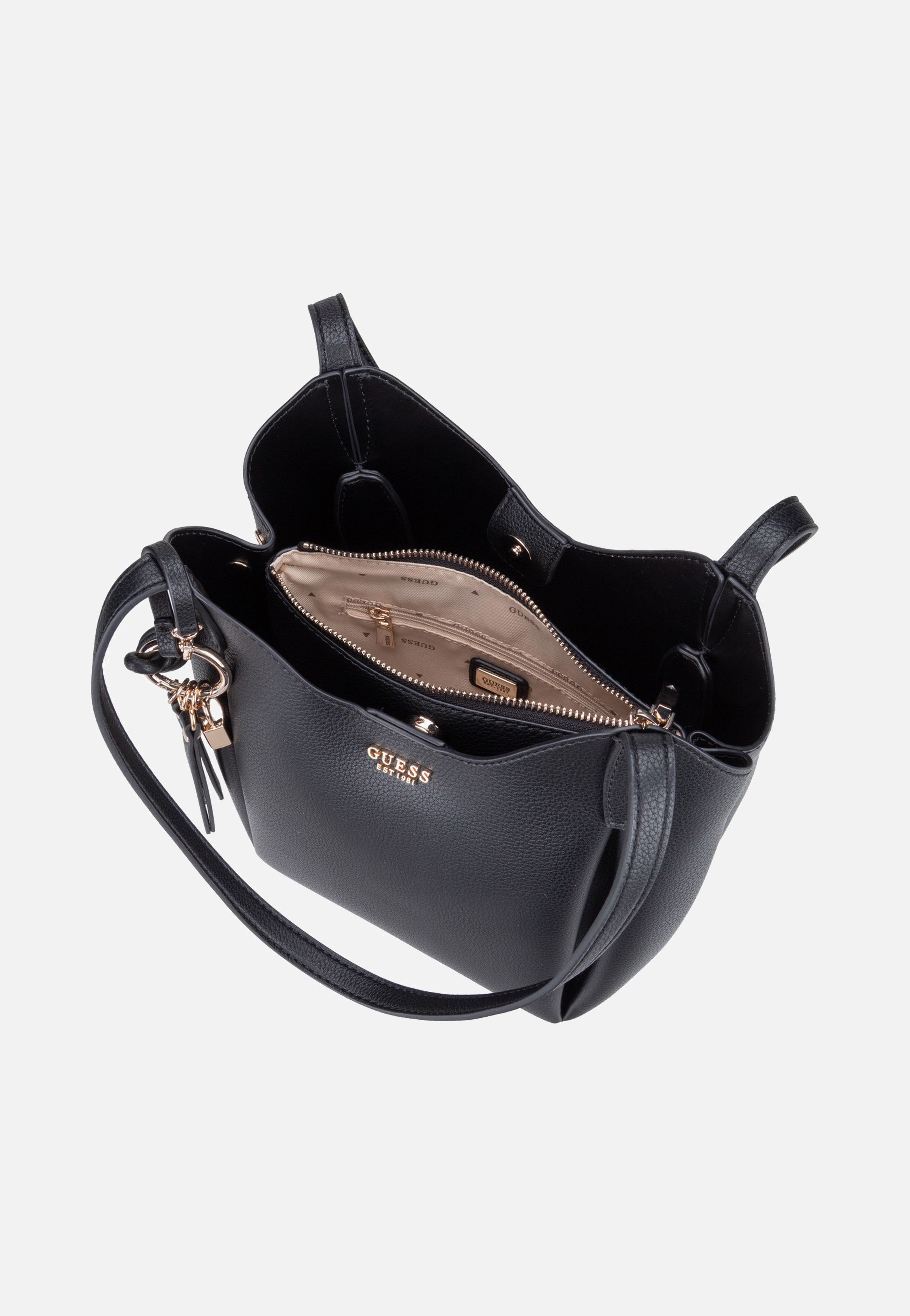 Guess Melody Bucket 35030 Black Hobo Bag
