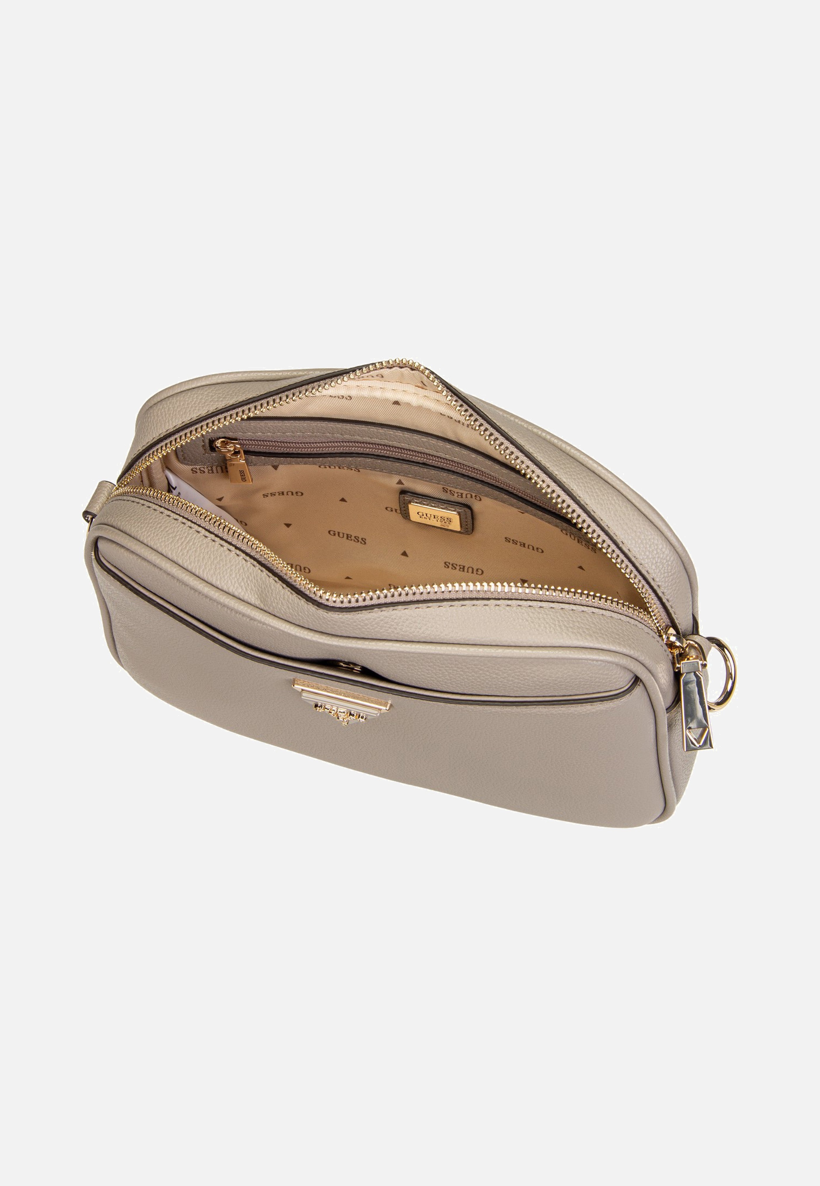 Guess Meridian 2 Camera Bag 74140 Dark Taupe Crossbody Bag