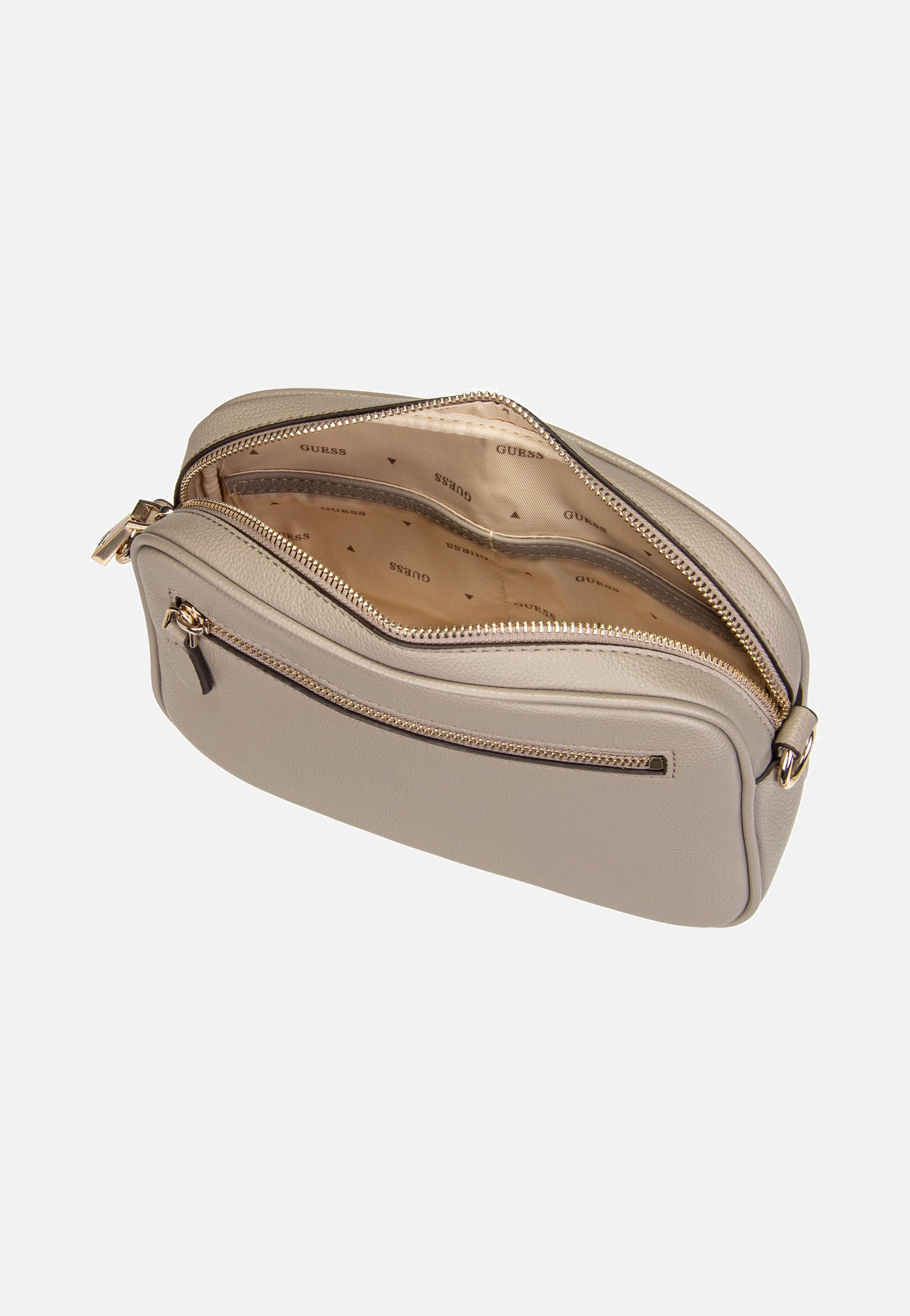 Guess Meridian 2 Camera Bag 74140 Dark Taupe Crossbody Bag