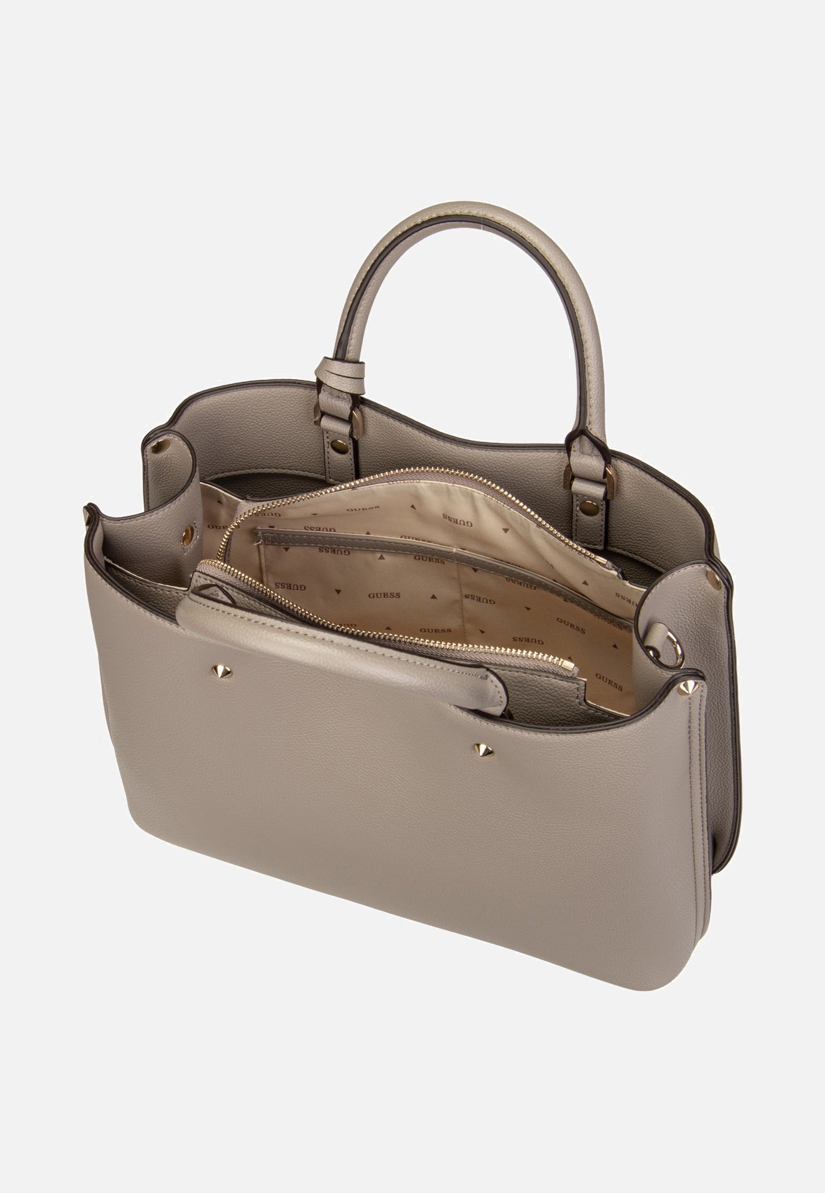 Guess Meridian II Girlfriend SAT 74060 Dark Taupe Satchel