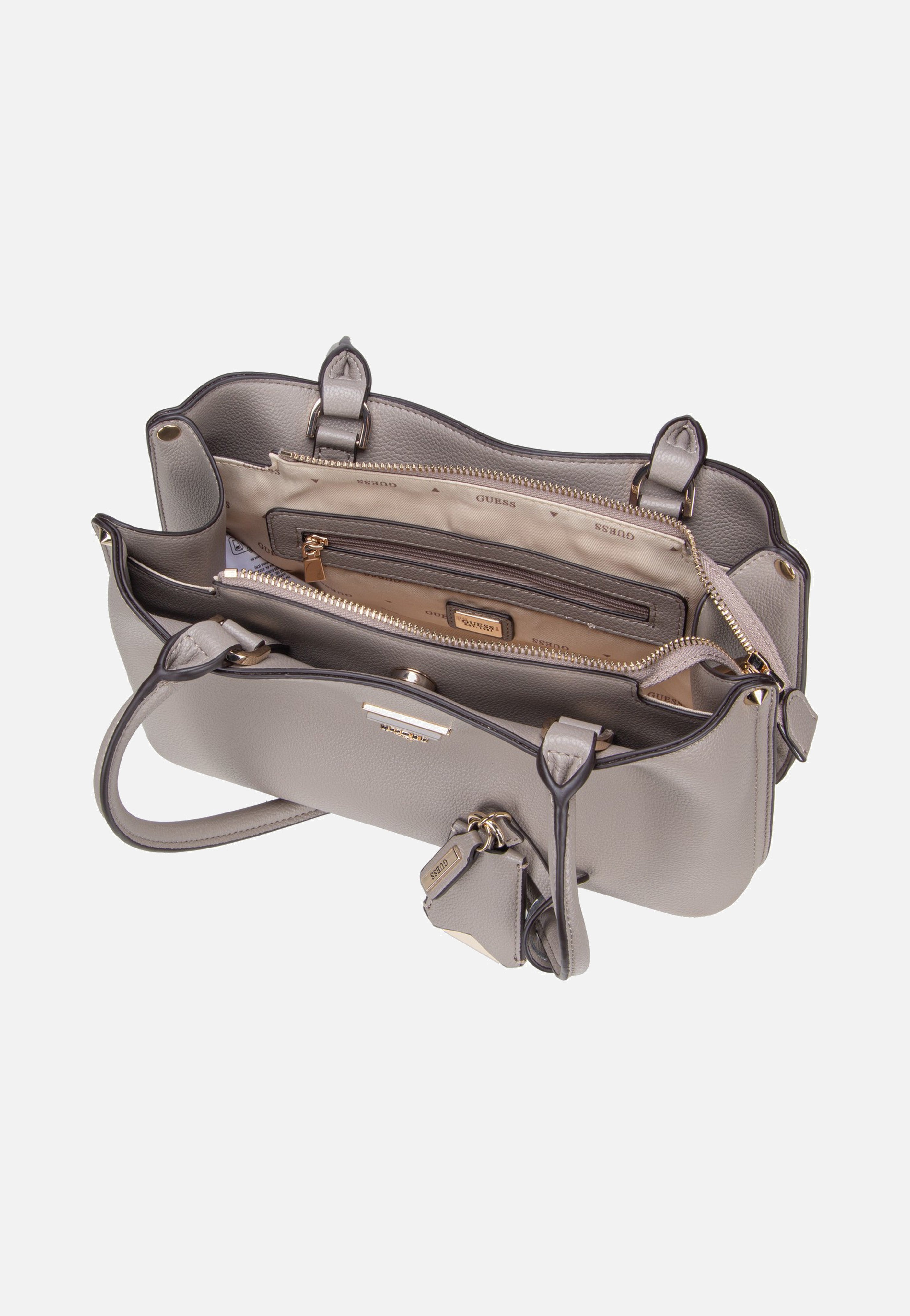 Guess - Meridian II Shoulder SAT 74090 Dark Taupe - Shoulder Bag | Women-Image