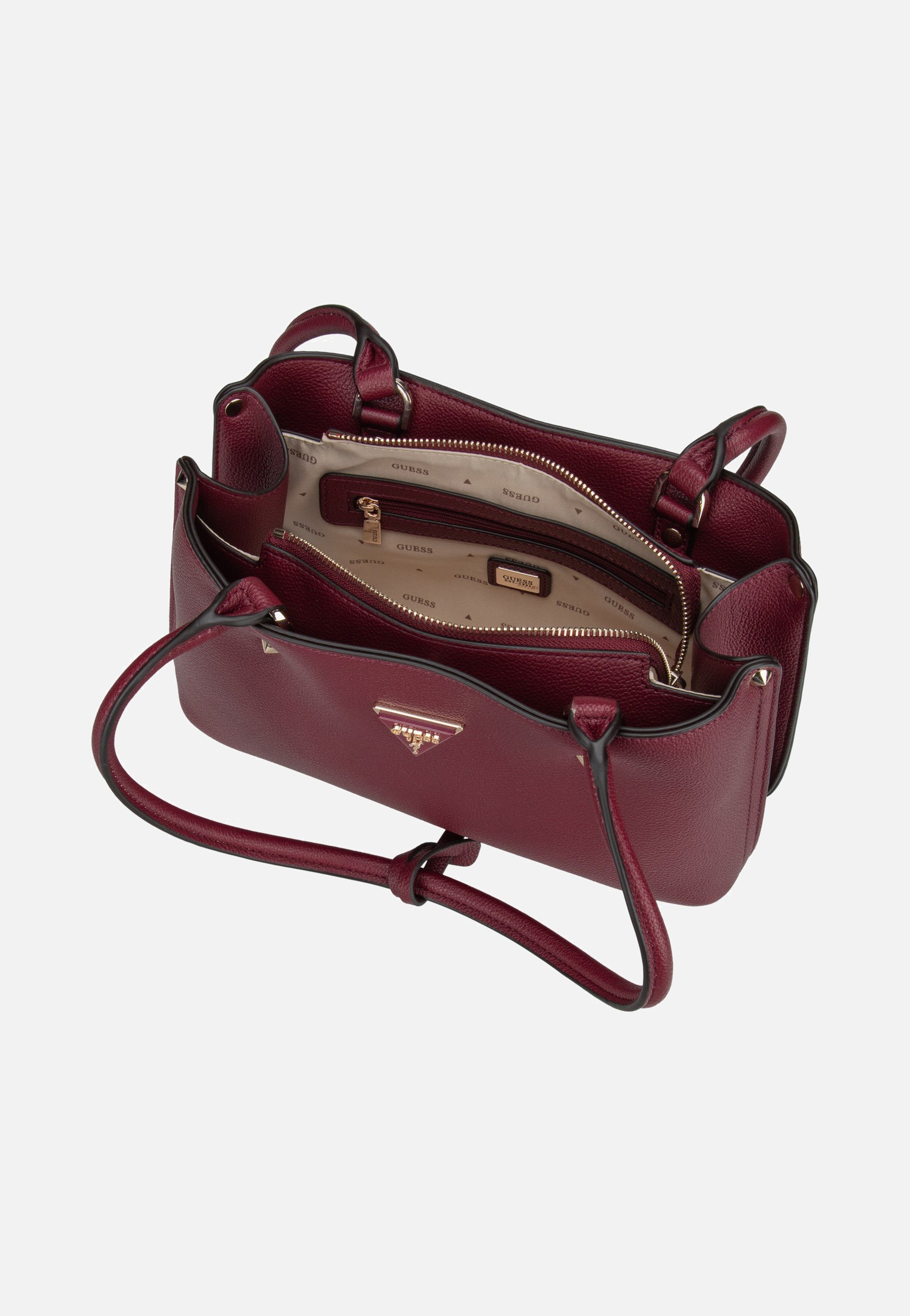 Guess - Meridian II Shoulder SAT 74090 Wine - Shoulder Bag | Women-Image