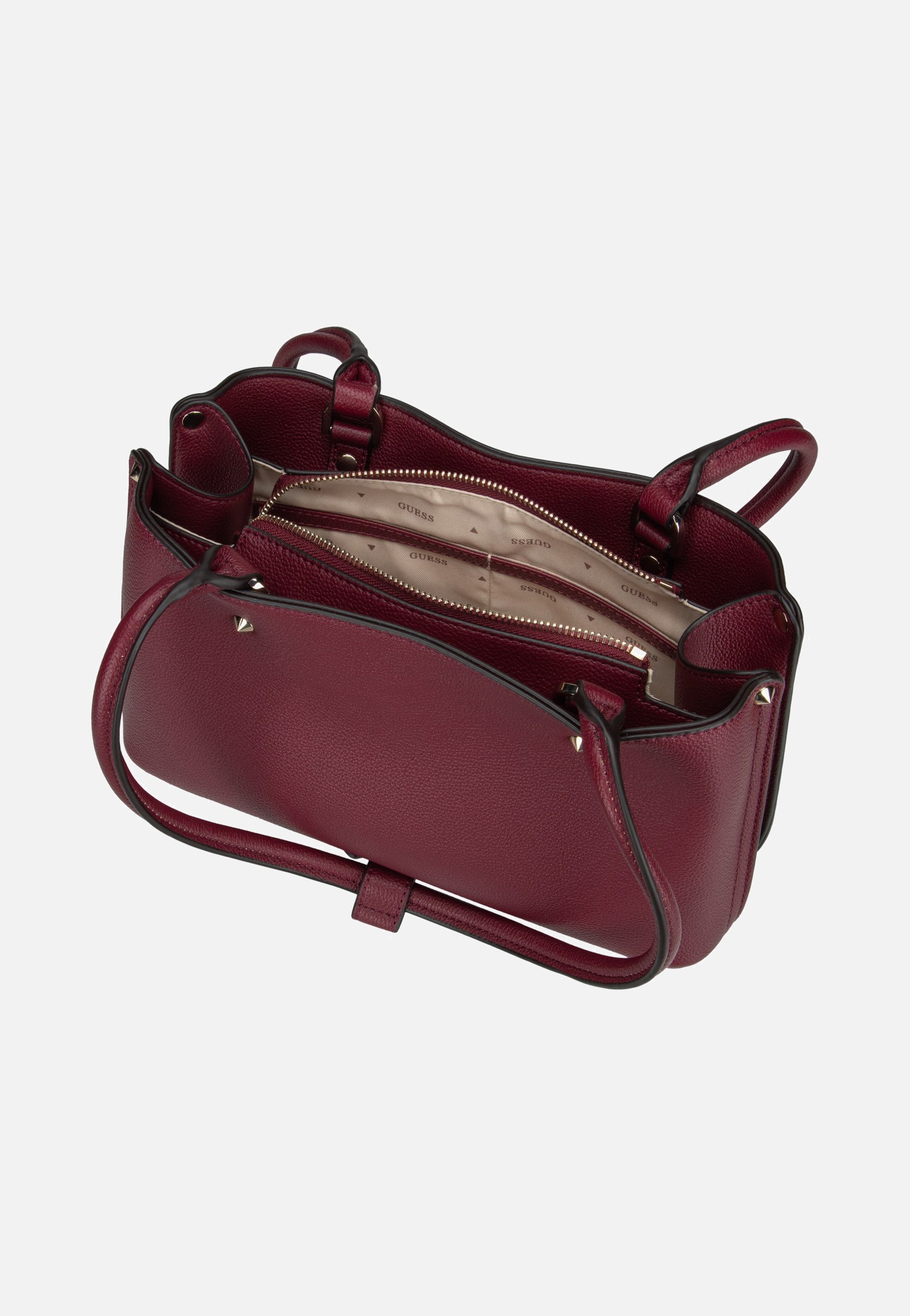 Guess - Meridian II Shoulder SAT 74090 Wine - Shoulder Bag | Women-Image