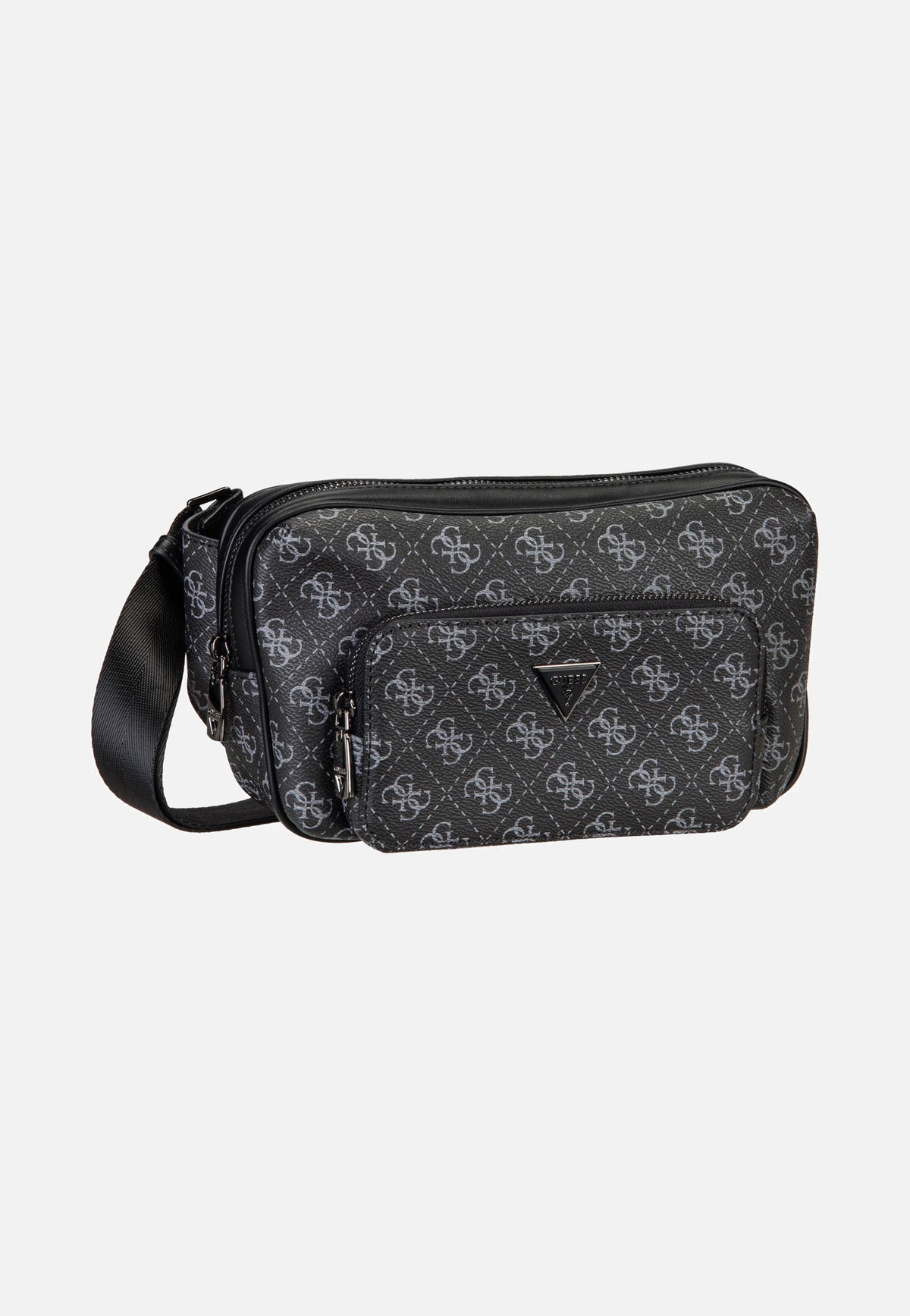 Guess Milano Bumbag M Dark Black Riñonera