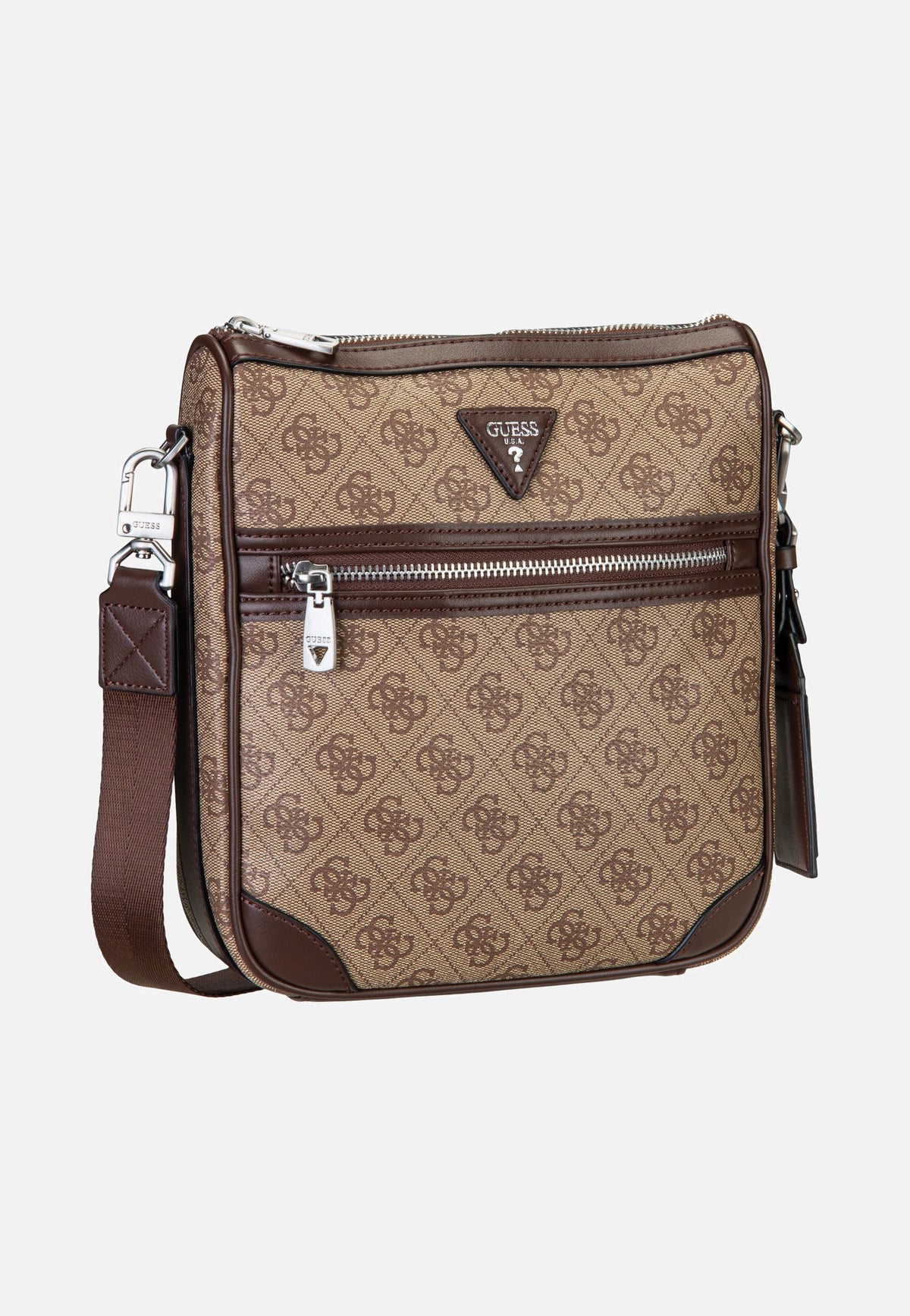 Guess Milano Crossbody 2 Beige/Cognac Sac à bandoulière