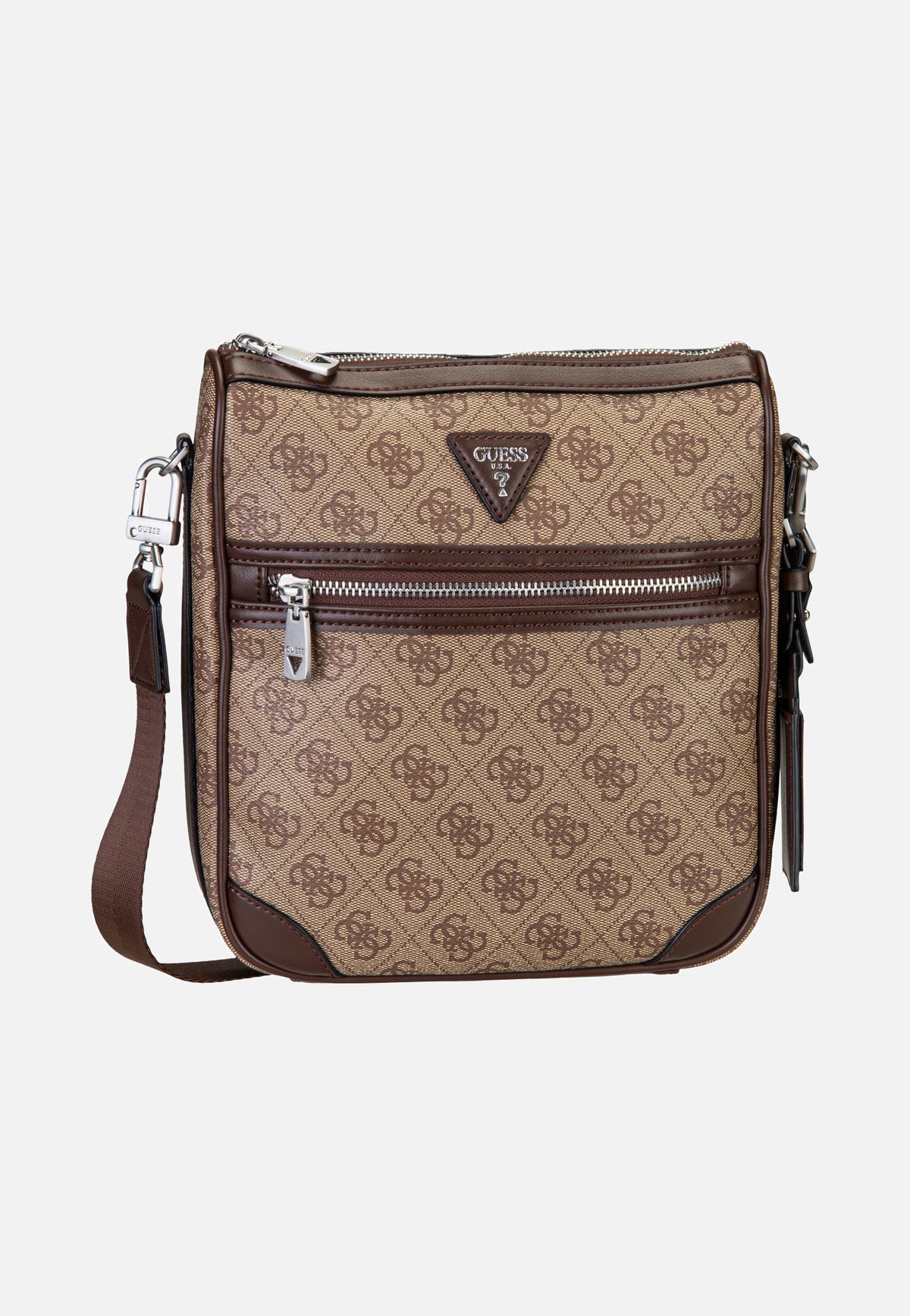 Guess Milano Crossbody 2 Beige/Cognac Bolso bandolera