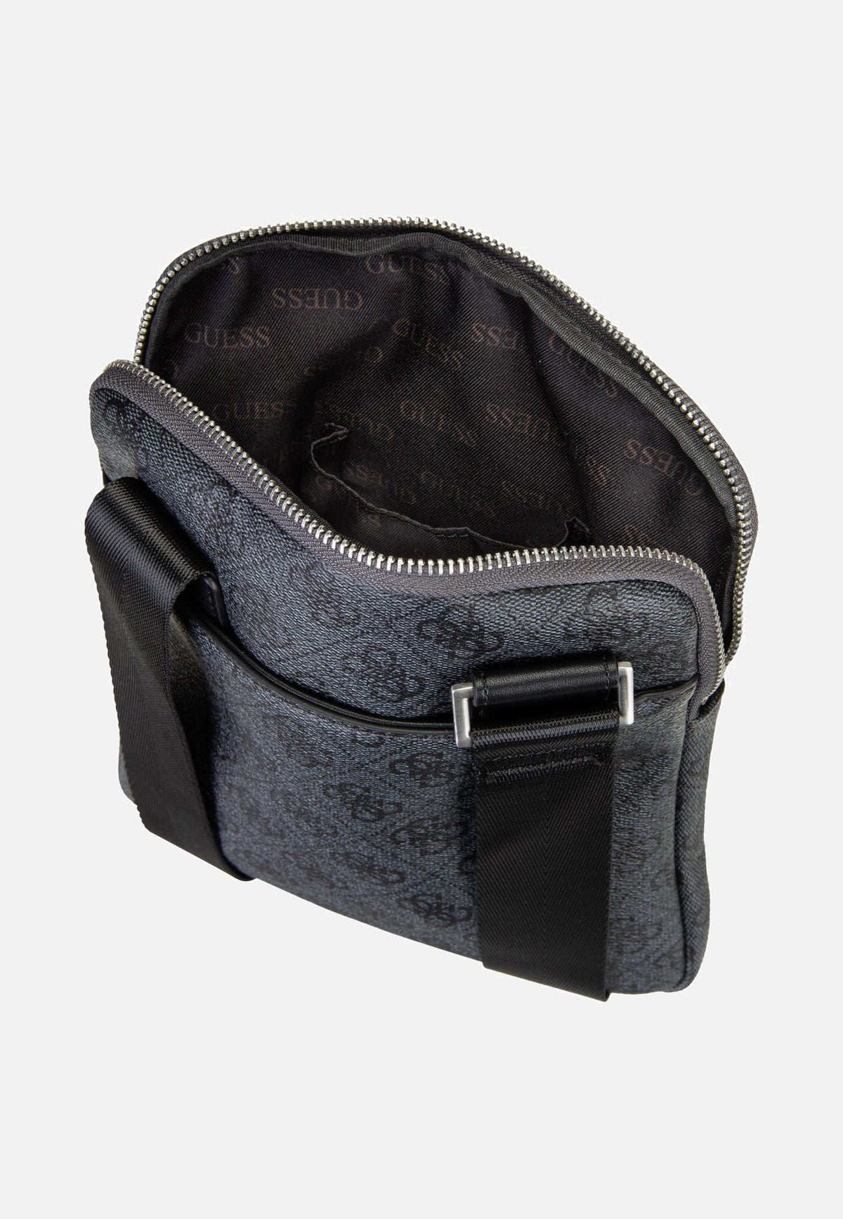 Guess Milano Crossbody Flat Black Borsa a tracolla