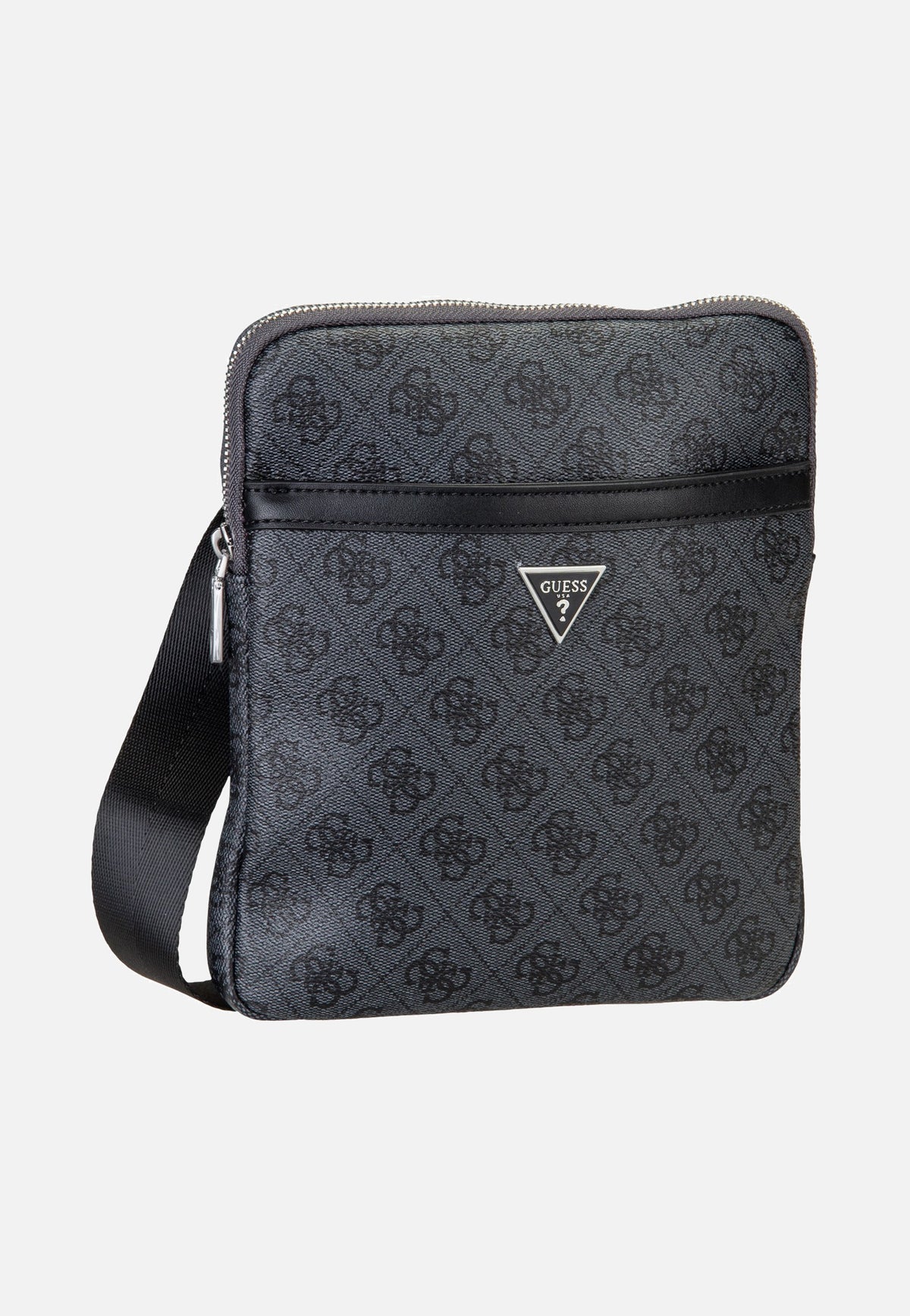 Guess Milano Crossbody Flat Black Crossbody Bag