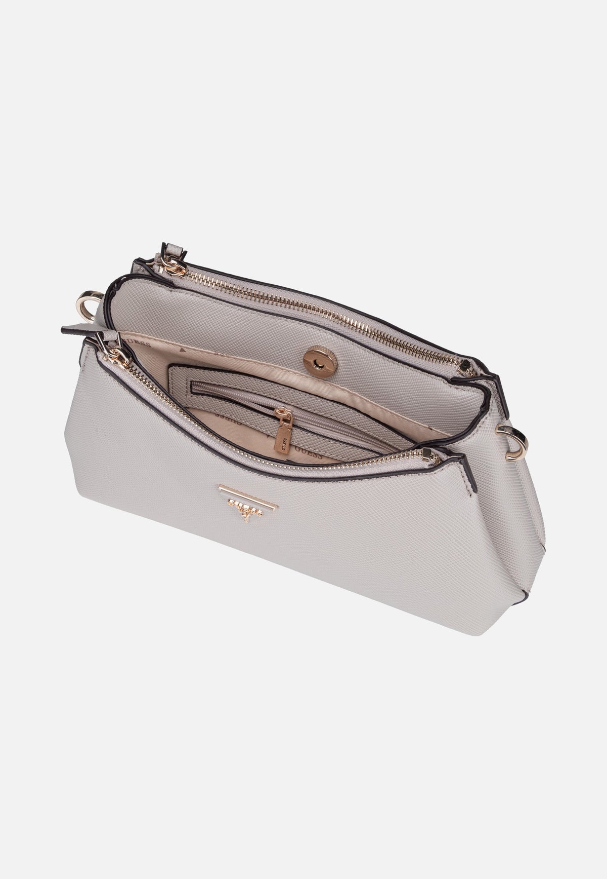 Guess Noelle II 3 Comp Saffiano 72730 Taupe Bolso de noche